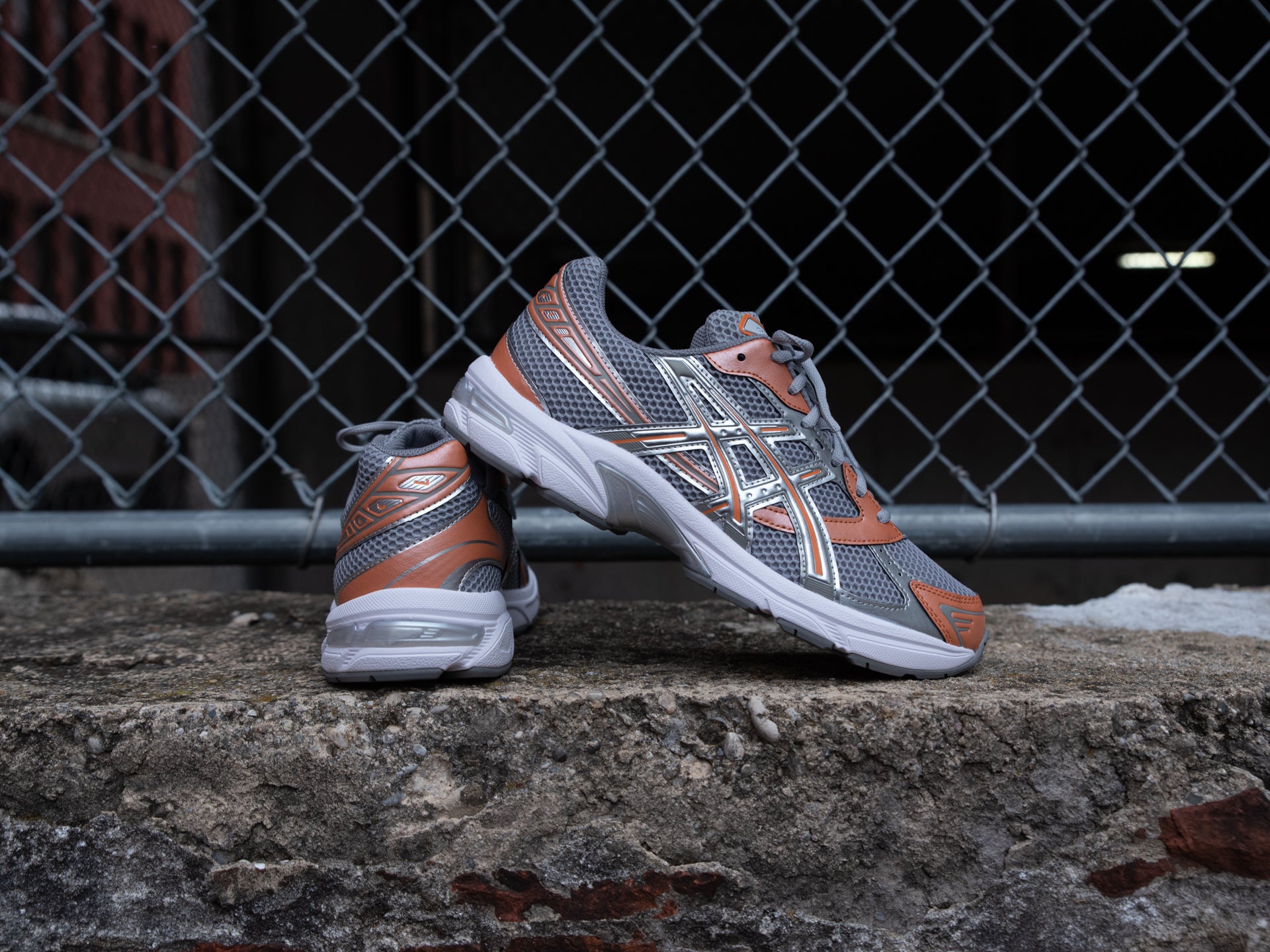 Asics GEL 1130 'Cement Grey Rust Orange' Originally $100.00