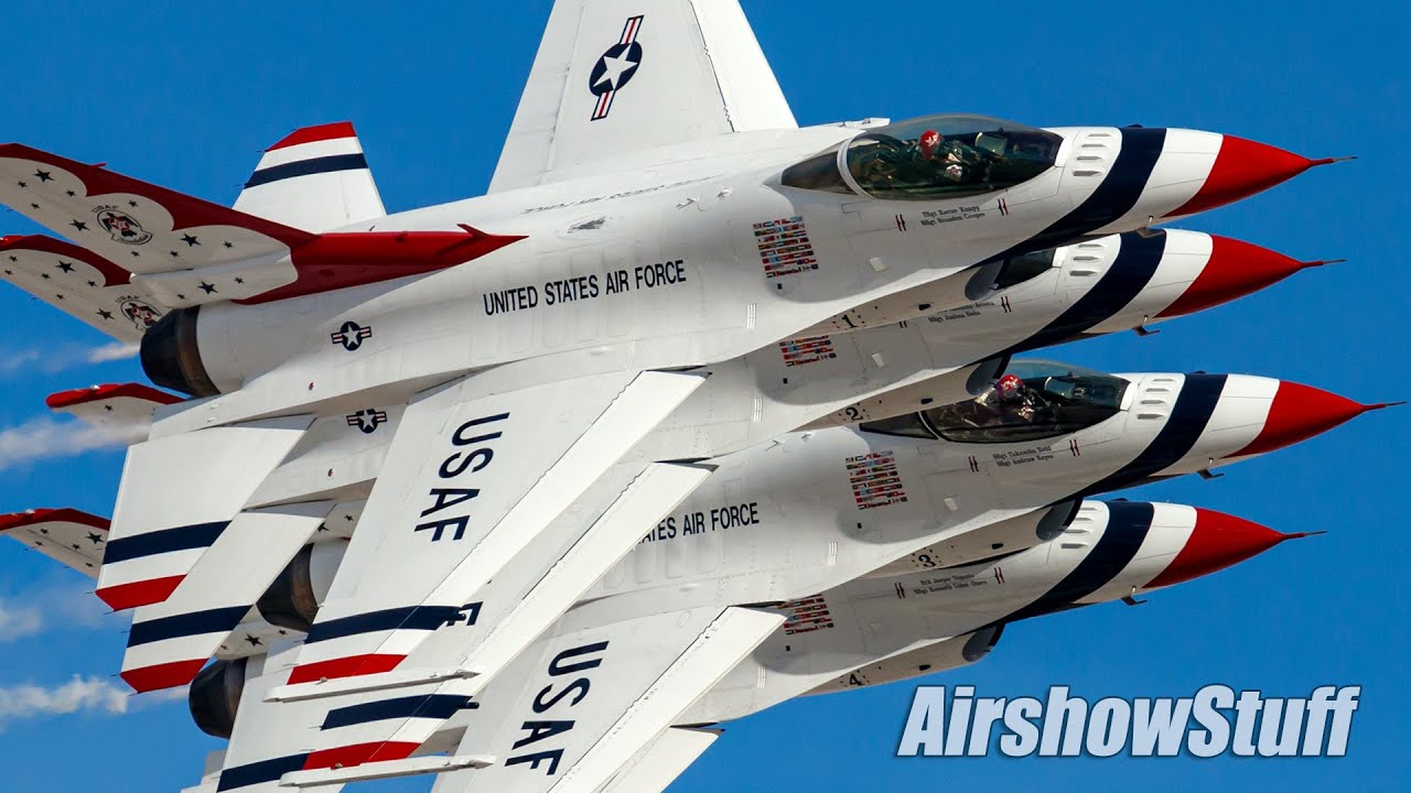 USAF Thunderbirds 2022 Final Performance! AFB Airshow 2022