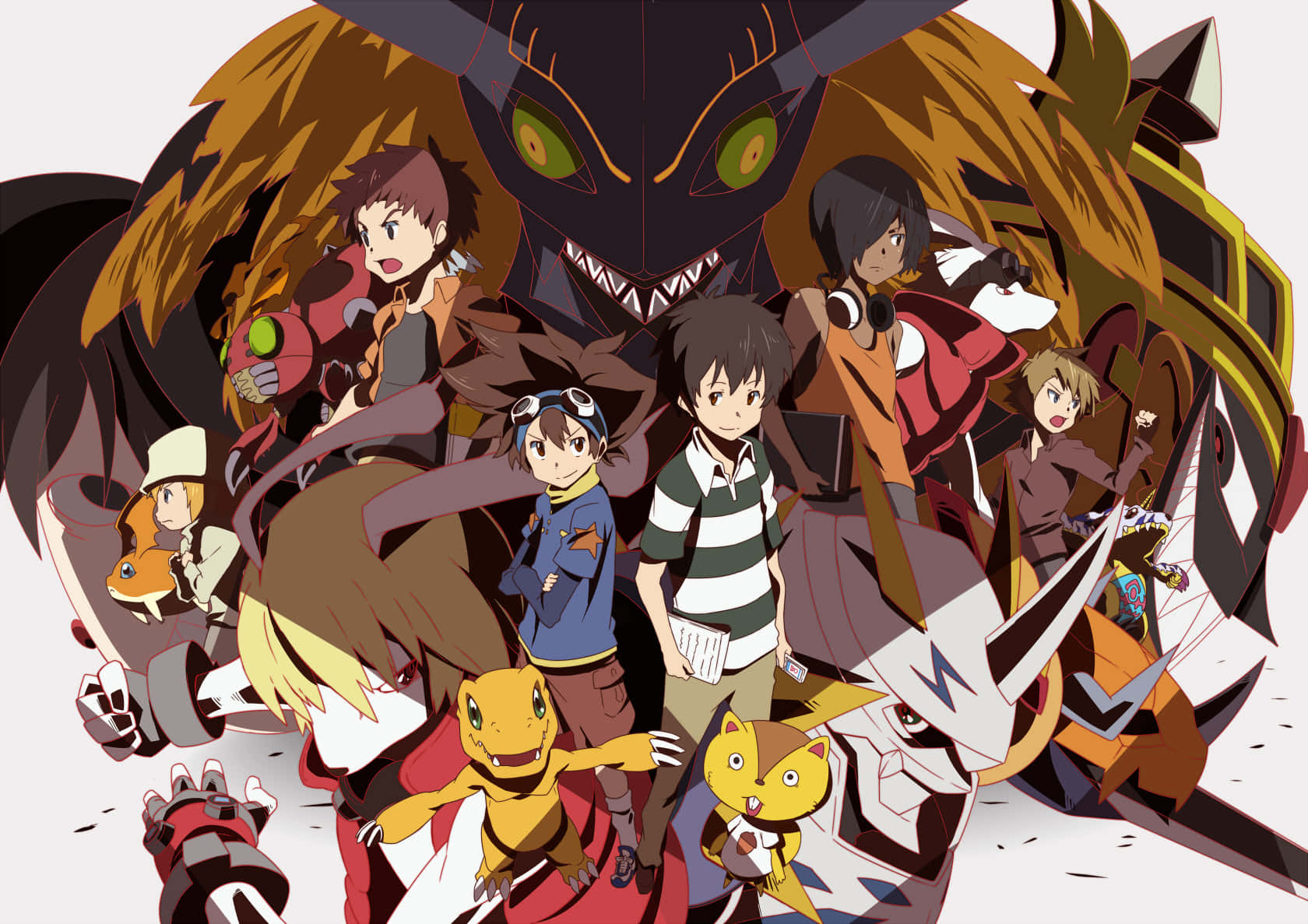 Download Fascinating Tentomon In Action Digital Monster Of Knowledge Wallpaper