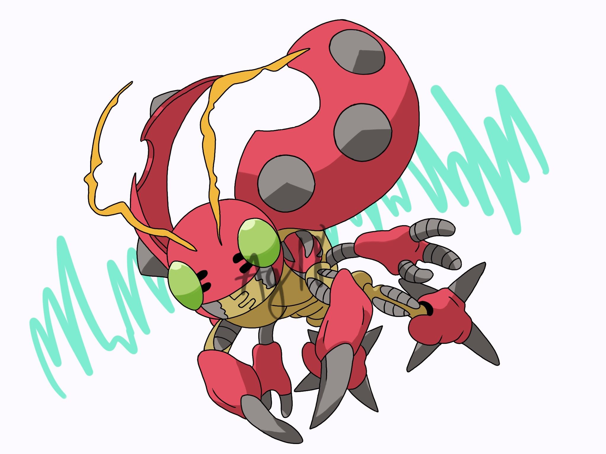 And now for Tentomon! So that I don't flood this sub with my new drawings, why not follow me on Instagram?