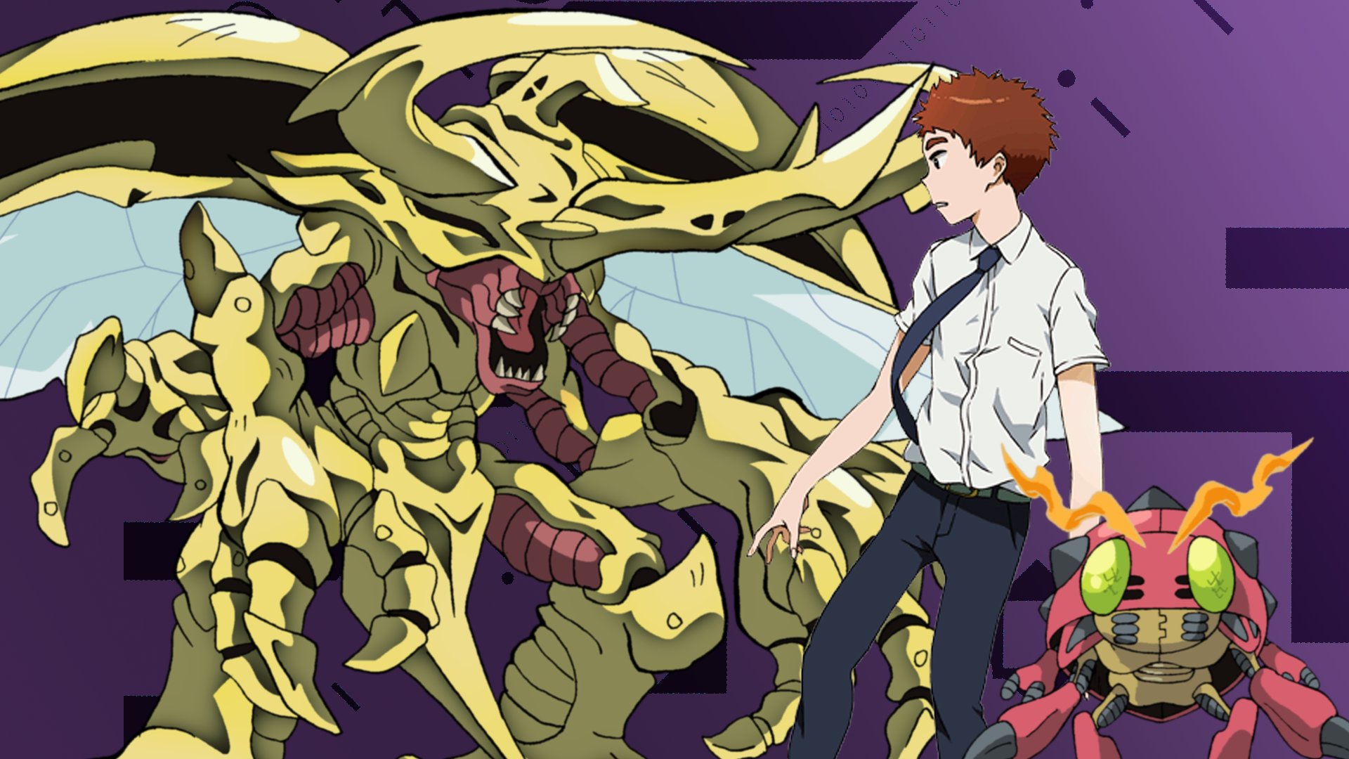 Seraphi - ○ Tentomon, HerculesKabuterimon and Koushiro #digimon #digimontri