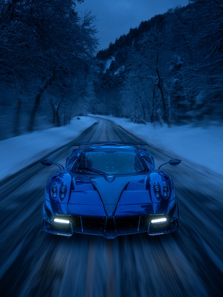 Pagani Huayra Roadster Tempesta 8K Wallpaper