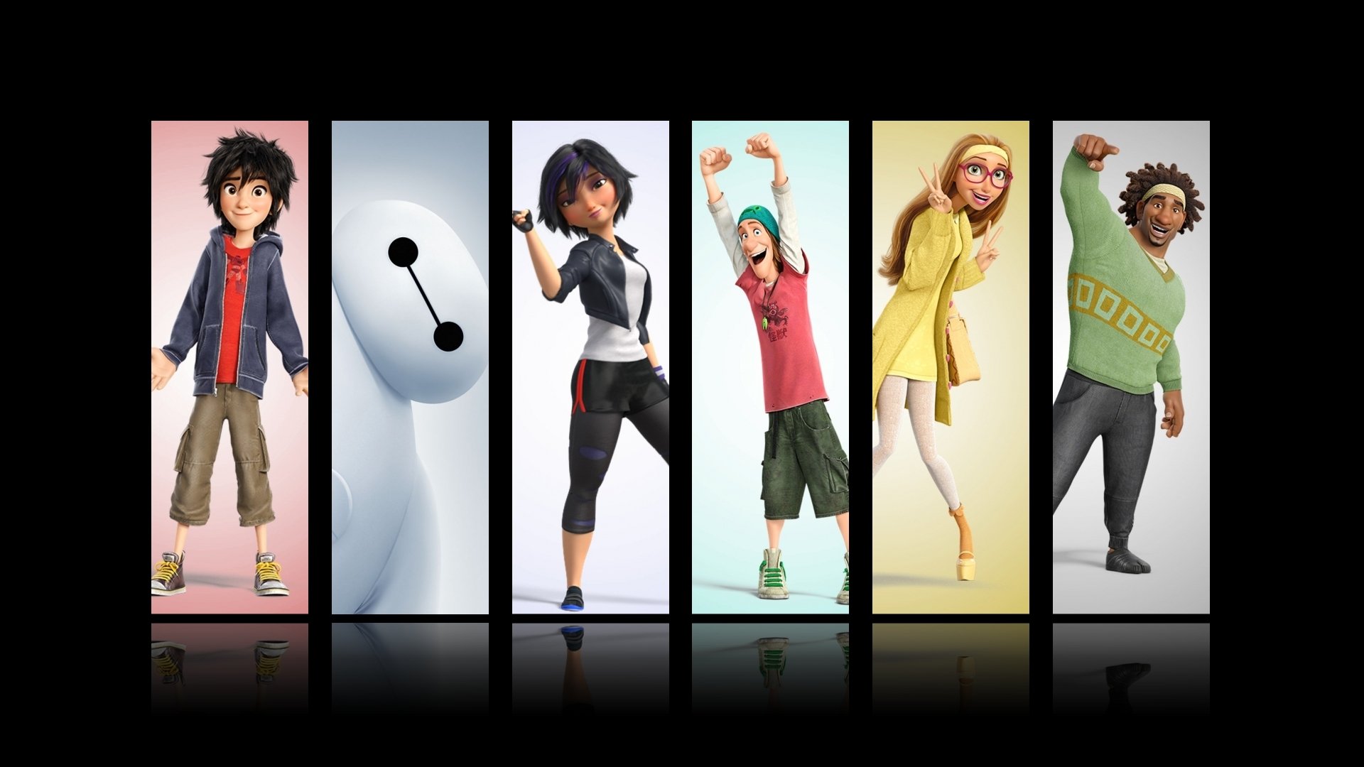 Big Hero 6 HD Wallpaper: Meet Hiro and Friends!