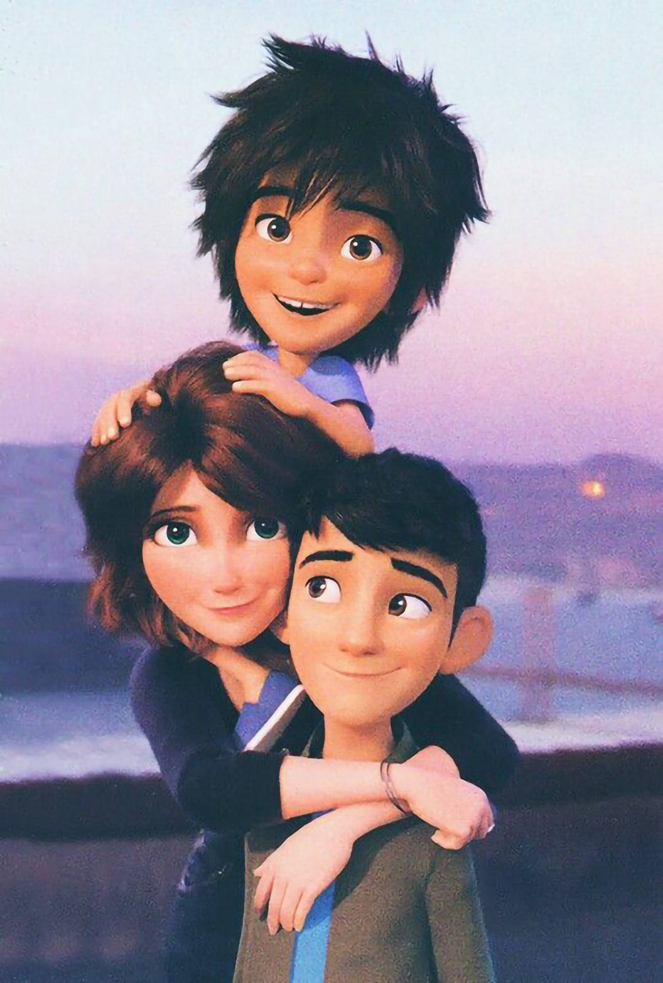 Download Big Hero 6 Hamada Family Wallpaper