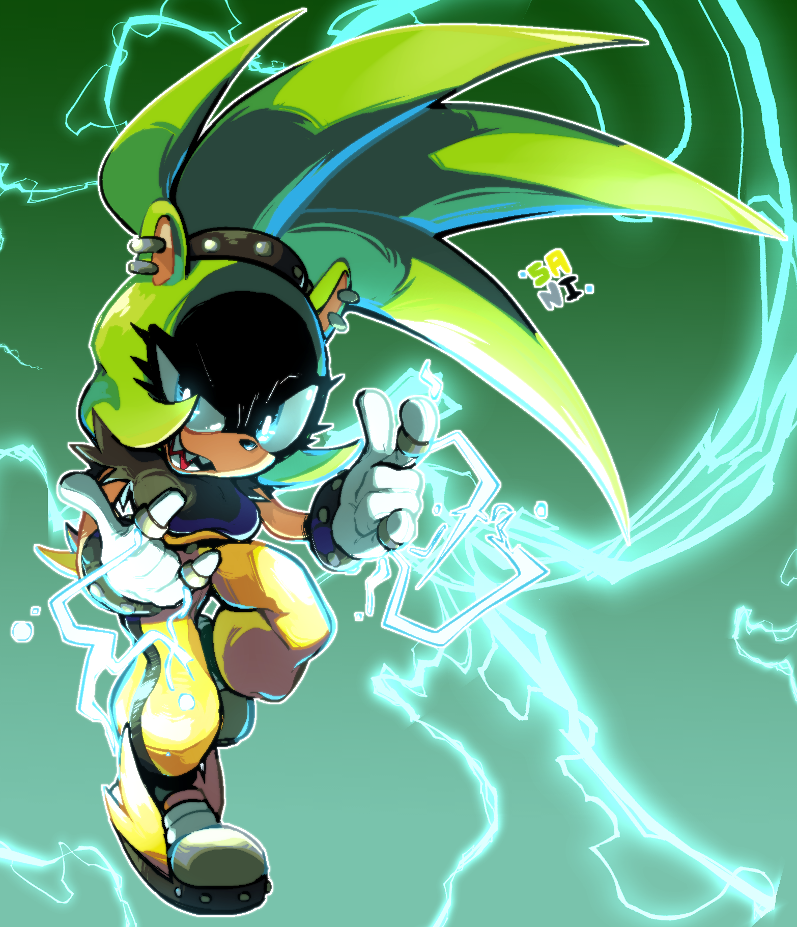 Surge the Tenrec by SaniKink on Newgrounds