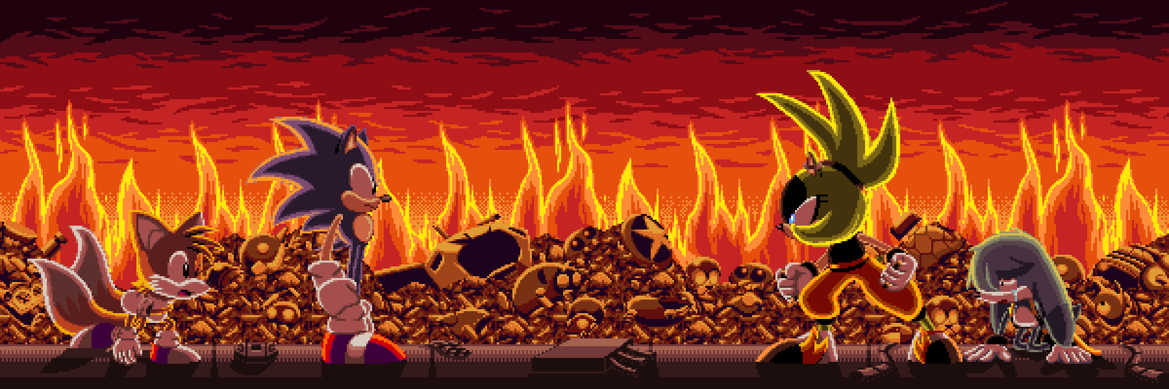 Sonic The Hedgehog VS. Surge The Tenric by bennascar on Newgrounds