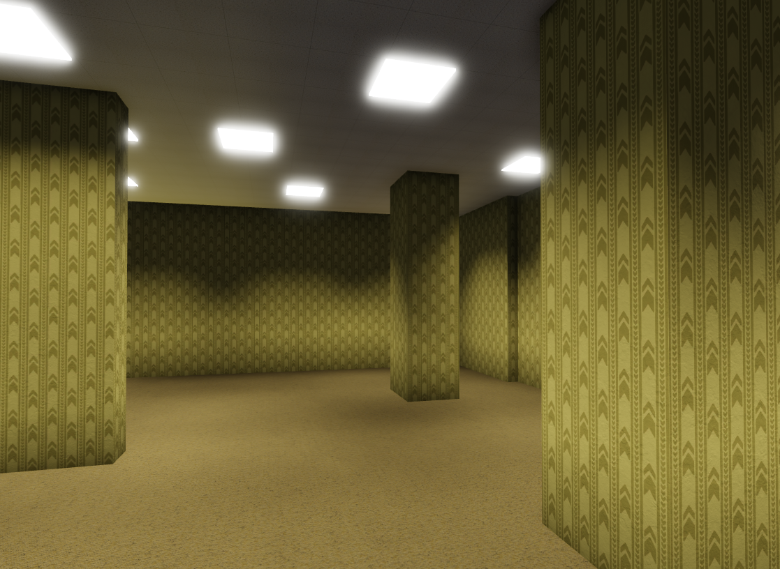 Level 0 for a Roblox Backrooms Game I've been working on for around 3 years now. I need some ideas