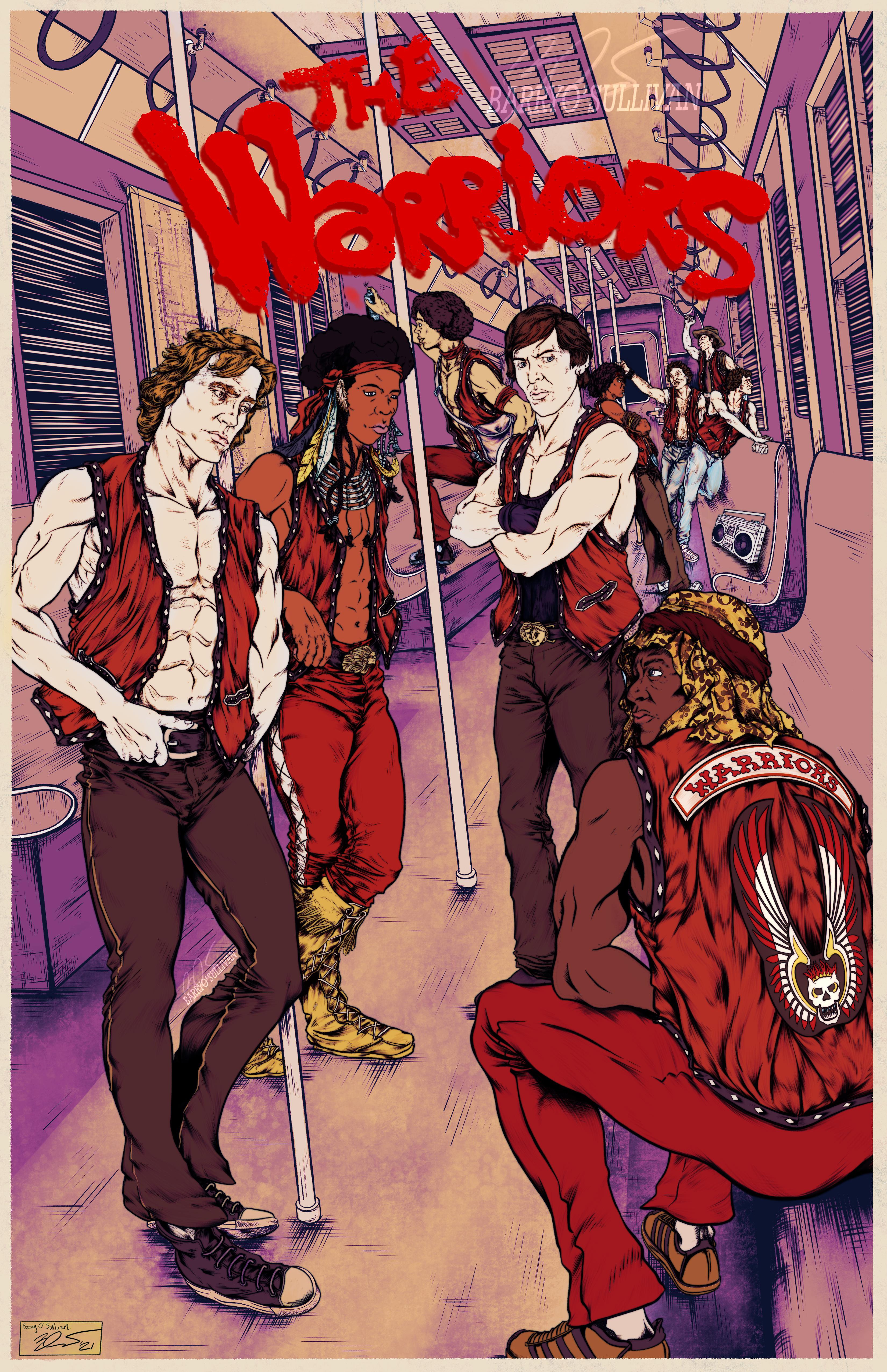 THE WARRIORS 1979, by Barry O'Sullivan, Illustration, 2021