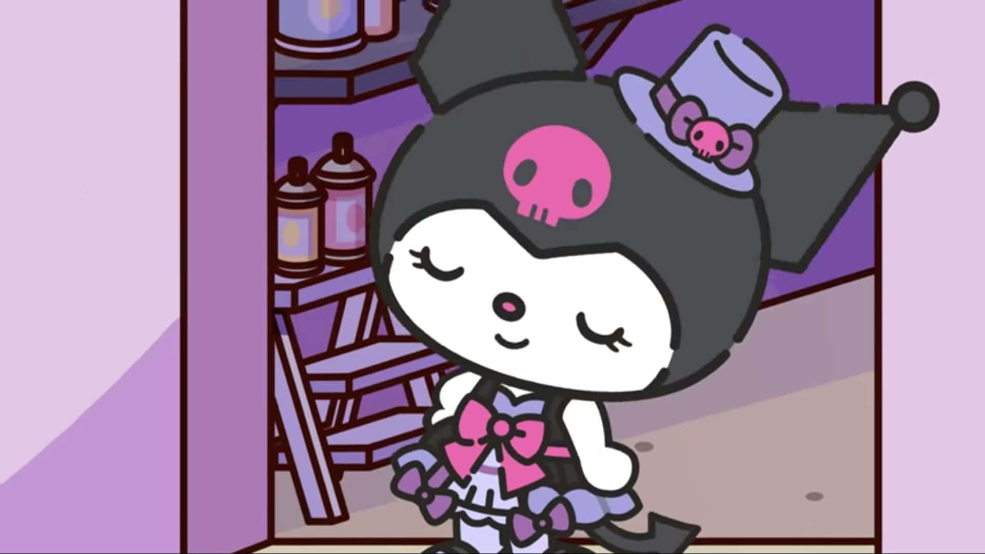 Download Enchanting Kuromi Fanart in High Definition Wallpaper