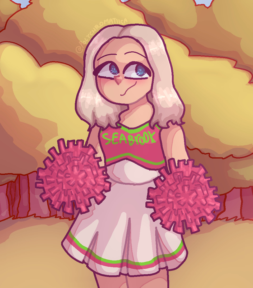 Addison Wells (z O M B I E S) Fanart Not Repost (pfp Banners Ok With Credit) IMAGE DESCRIPTION: Digital Drawing Of Addison