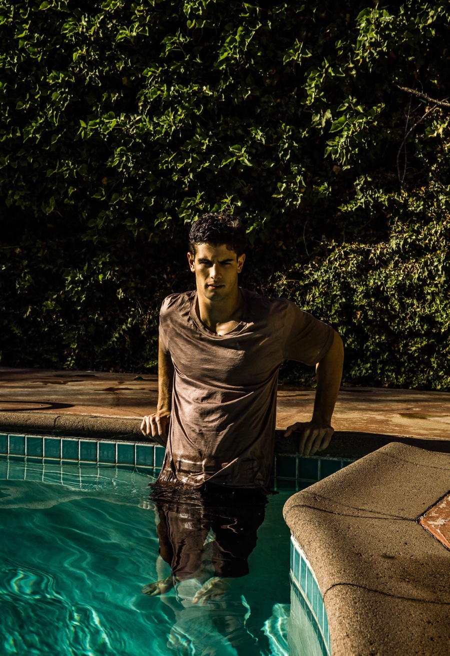 Franky Cammarata Makes a Splash for Men's Health Serbia