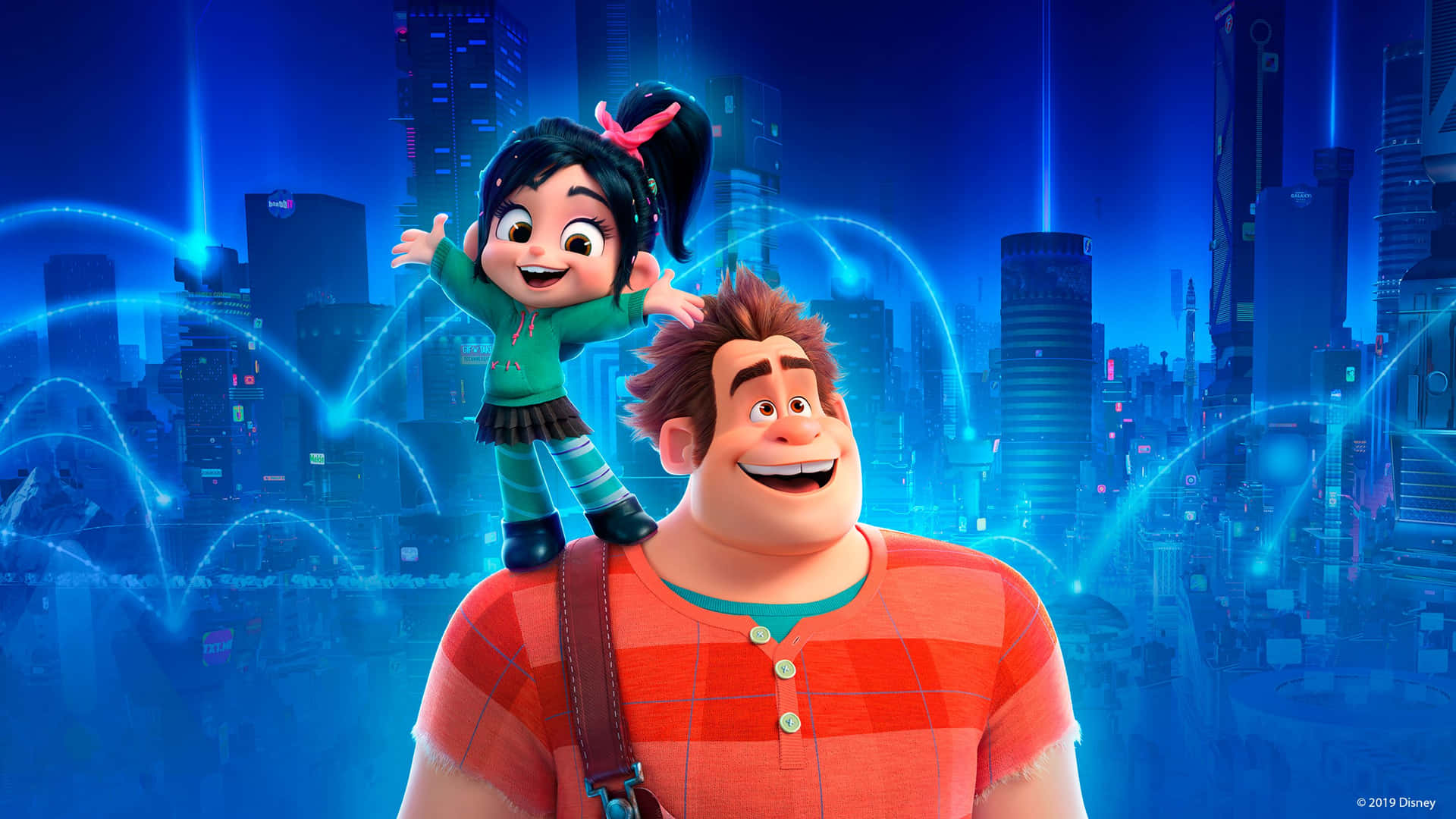 Download Vanellope Standing On Ralph Ralph Breaks The Internet Wallpaper