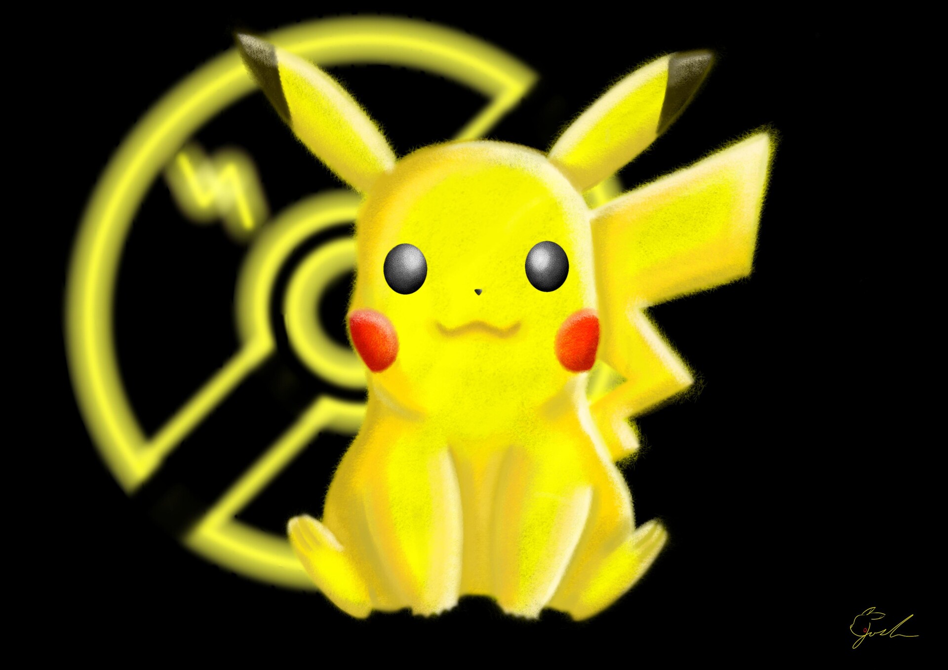 Fuzzy Pikachu