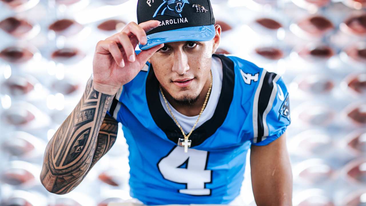 Tetairoa McMillan is keeping the No. 4, which wasn't always his first choice