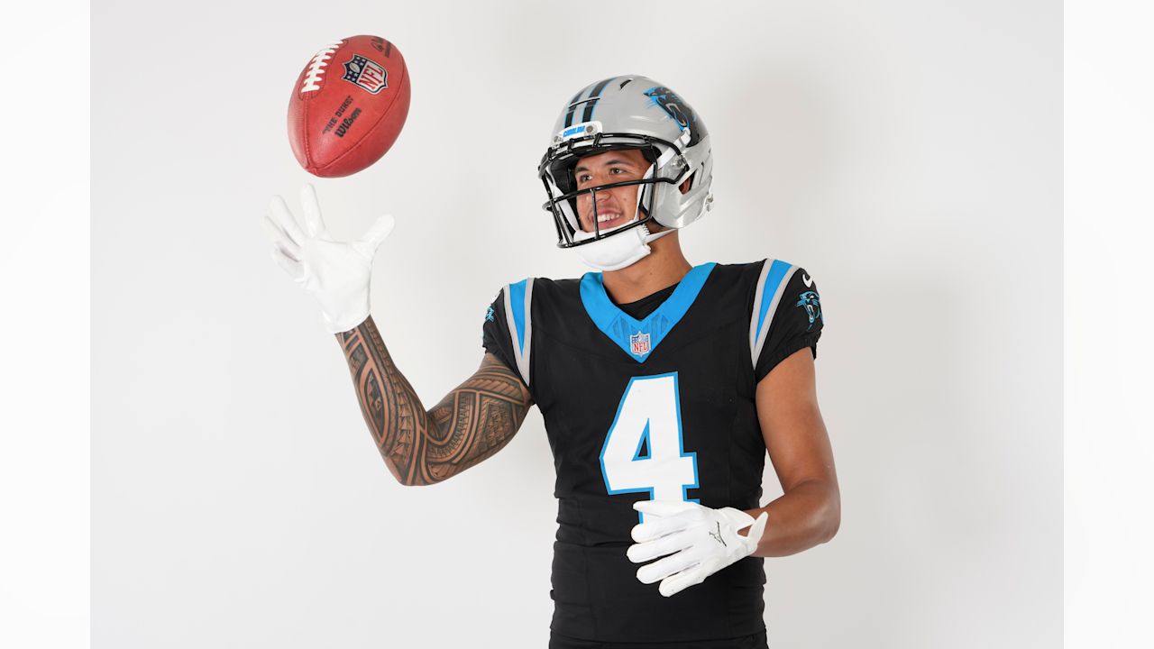 PHOTOS: Tetairoa McMillan and Trevor Etienne at the 2025 NFLPA Rookie Premiere