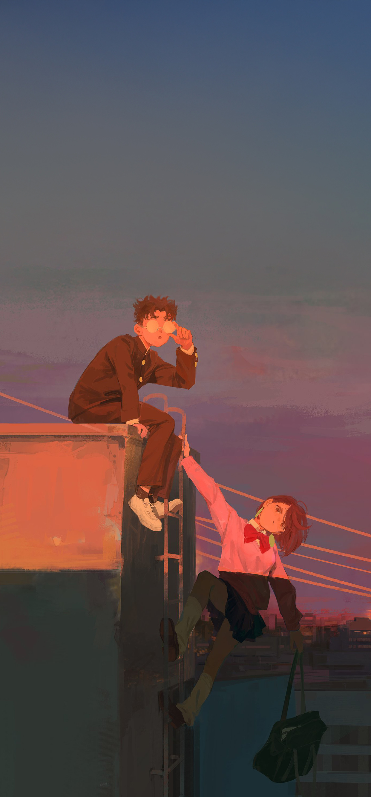 Dandadan Anime Tv Series iPhone XS MAX , HD 4k Wallpaper, Image, Background, Photos and Picture