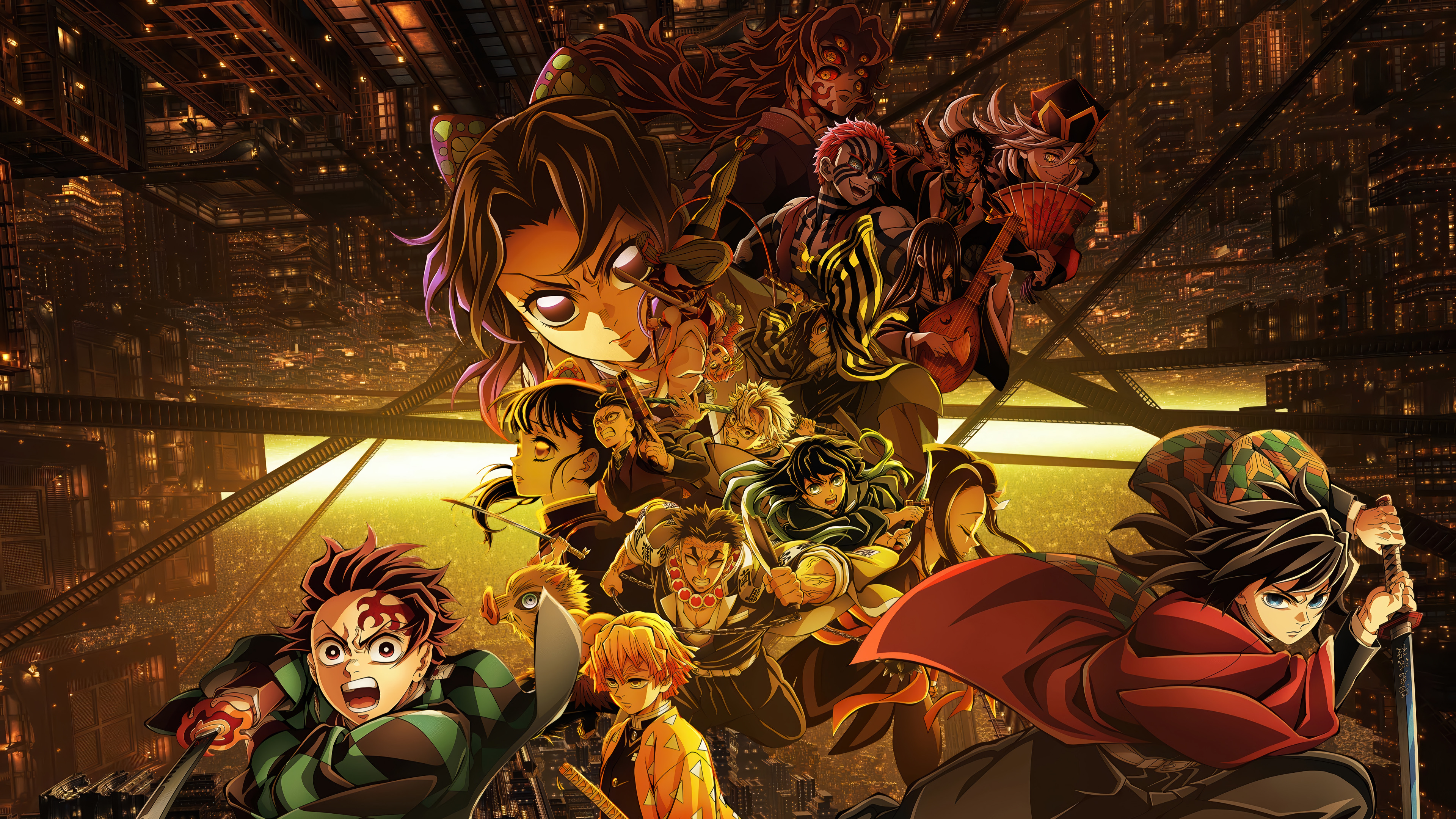 Demon Slayer: Infinity Castle 4K Ultra HD Wallpaper Masterpiece