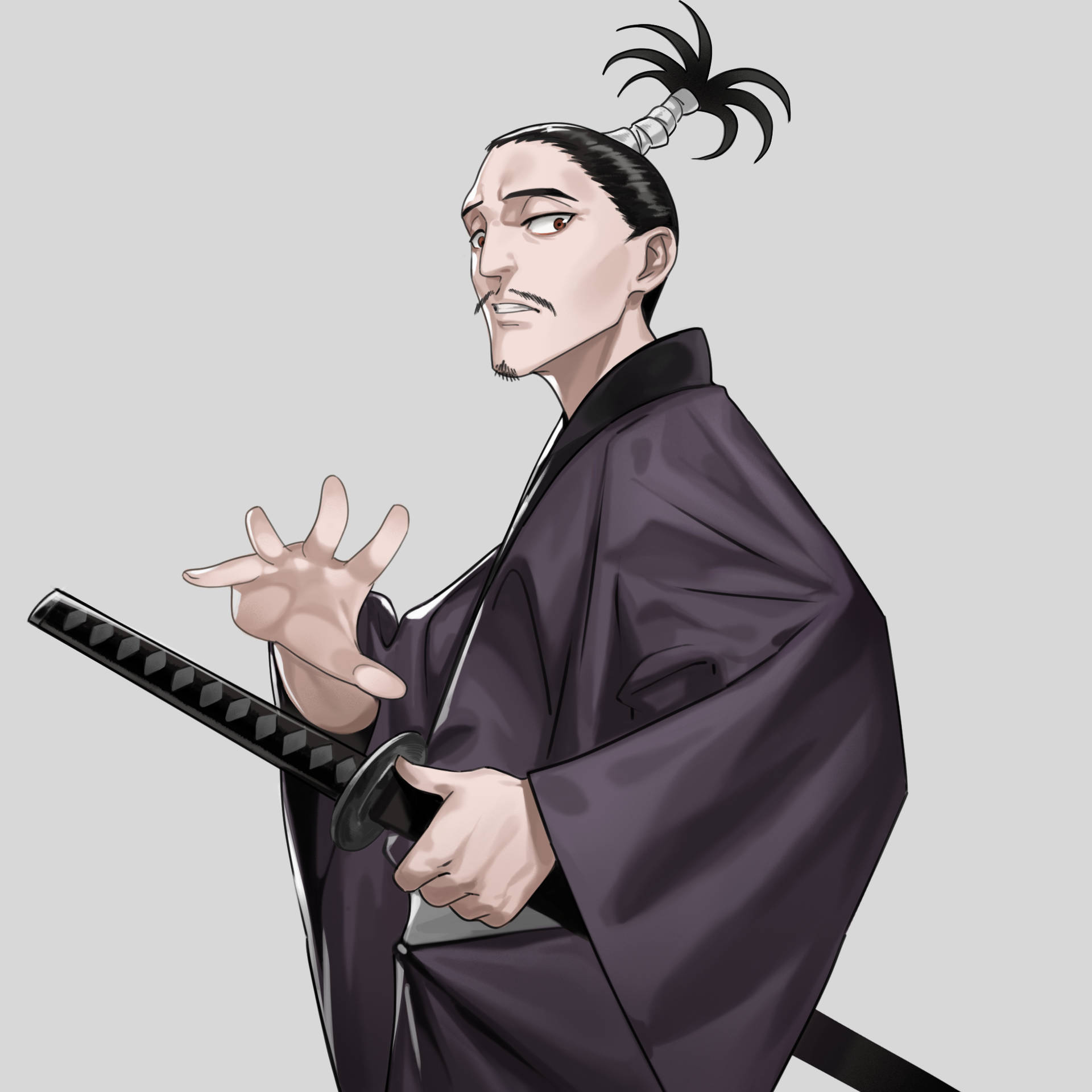 Download Nobunaga Hazama, a member of the notorious Phantom Troupe from Hunter x Hunter Anime. Wallpaper