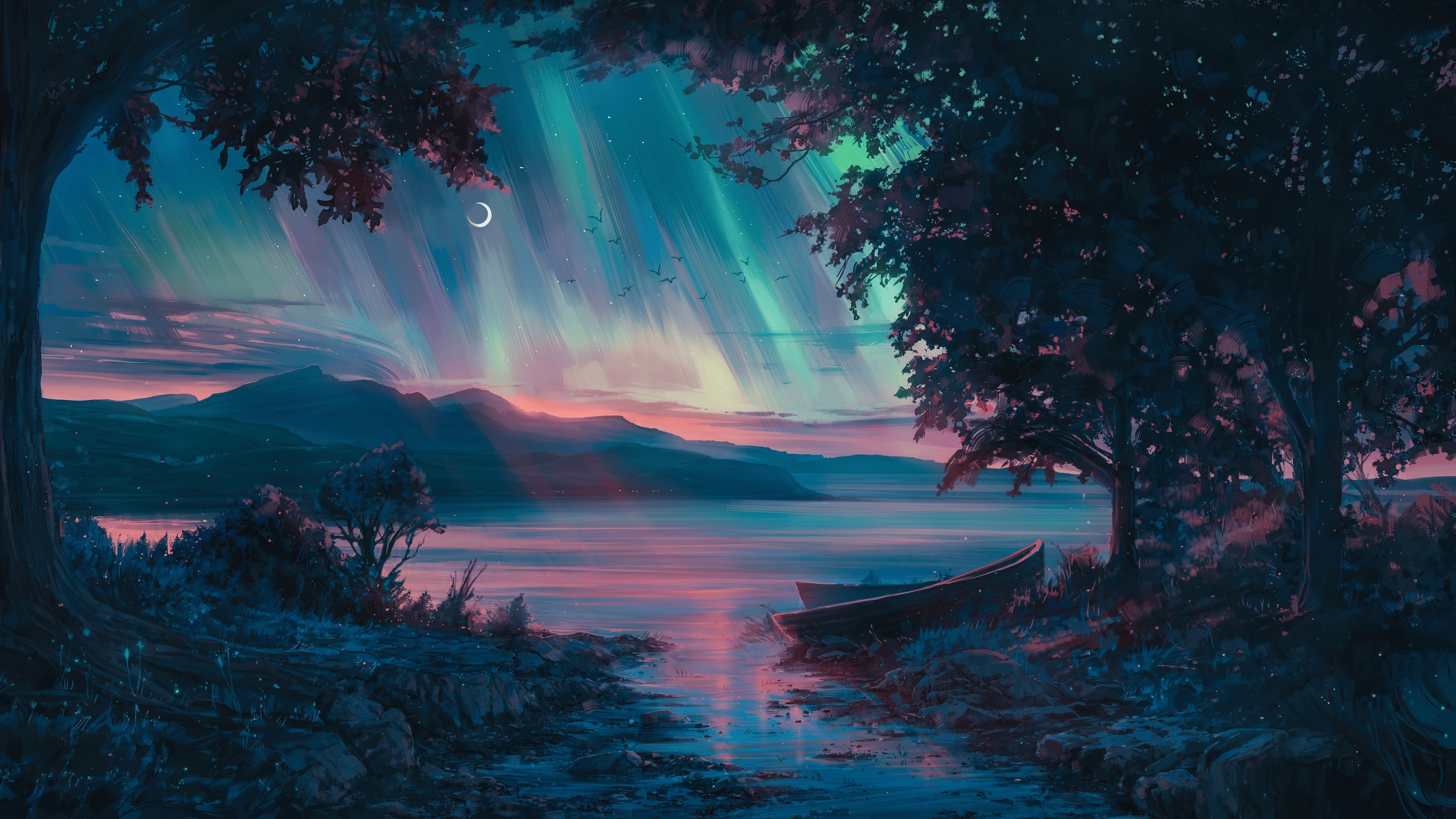 Dusk Serenity Anime Wallpaper