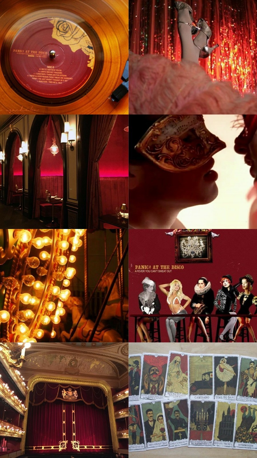 A Fever You Can't Sweat Out! At The Disco Aesthetic asked: May I request an aesthetic for