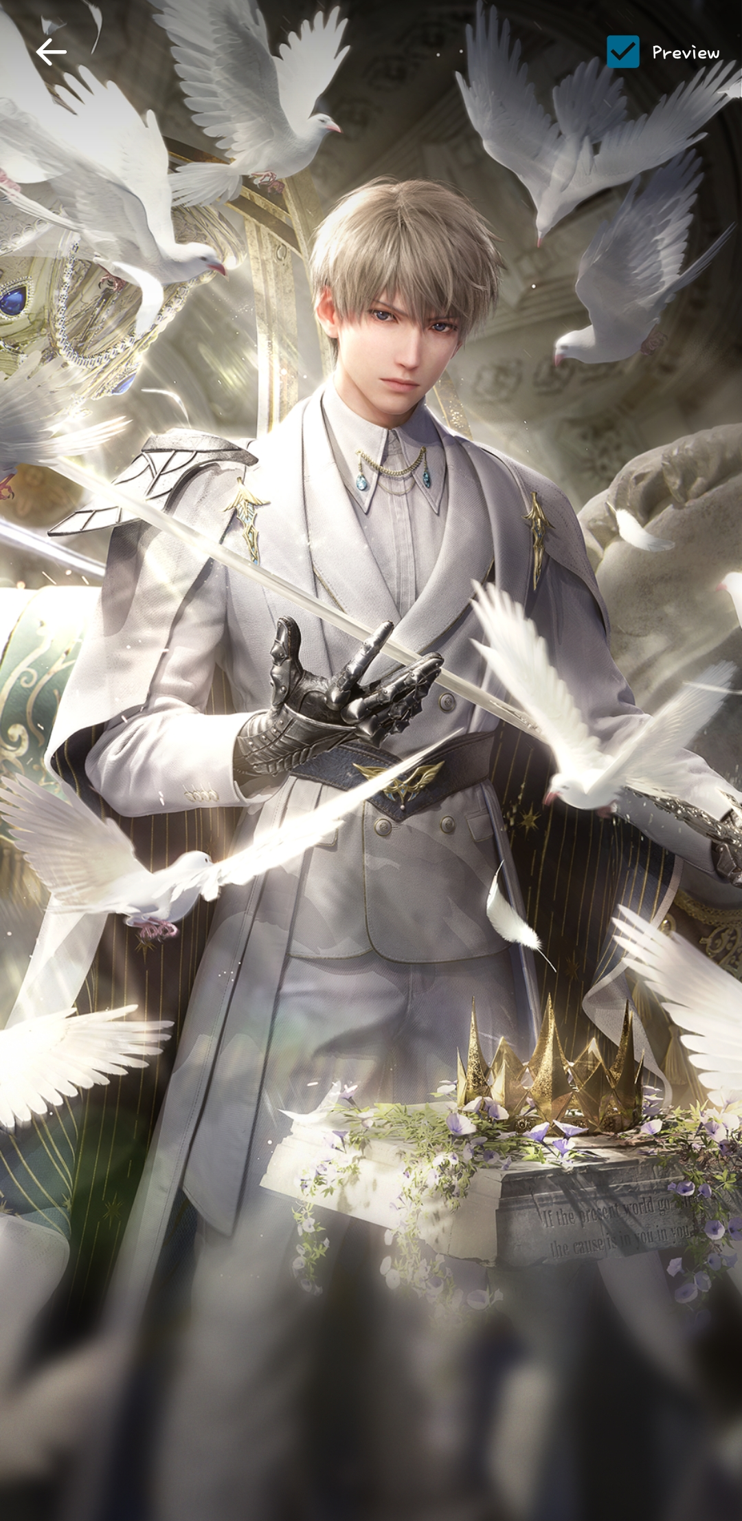 Official Papergames Wallpaper app (has Love and Deepspace animated and still wallpaper!)