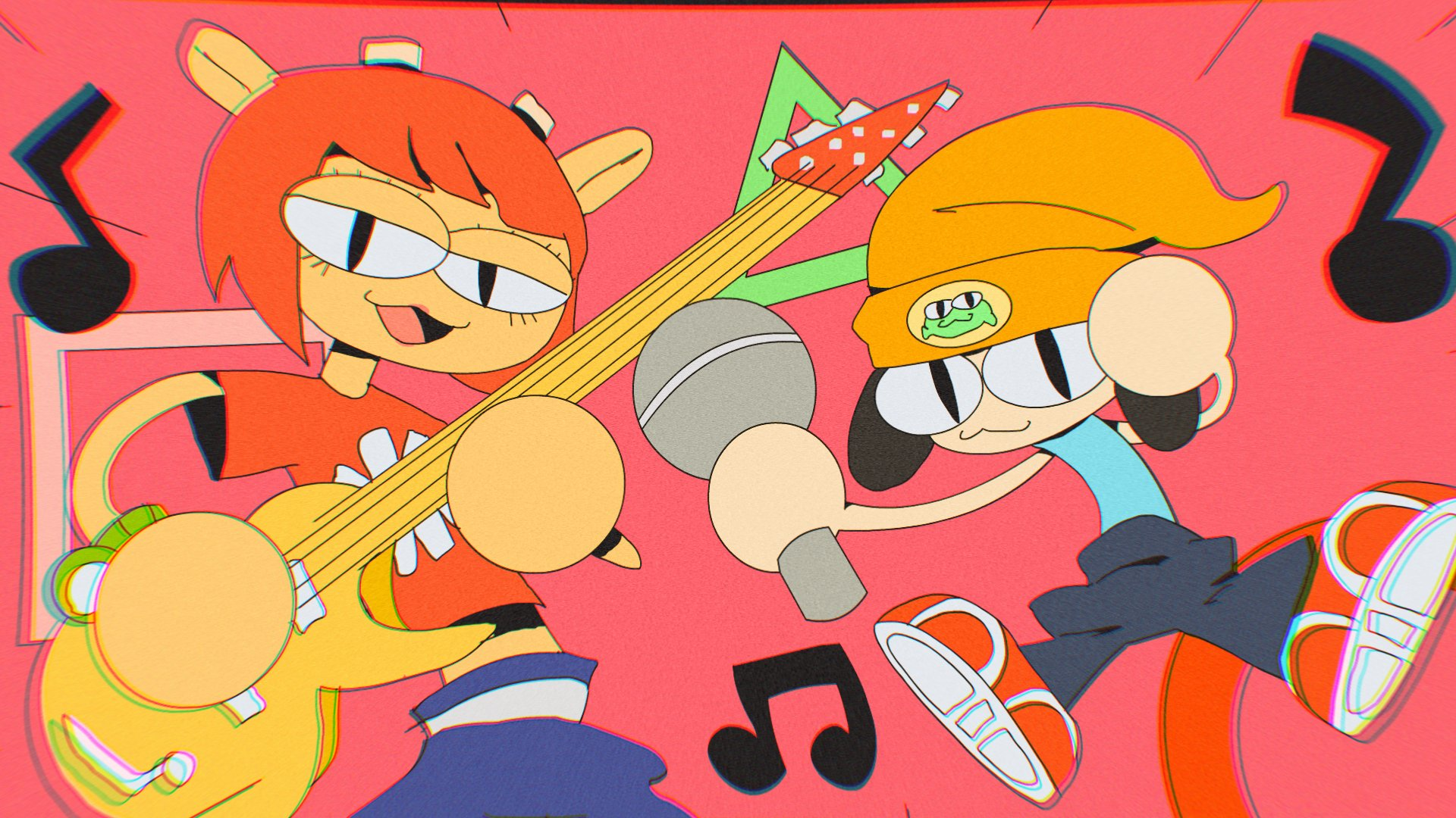 Parappa and Um Jammer Lammy by KeithGarces on Newgrounds