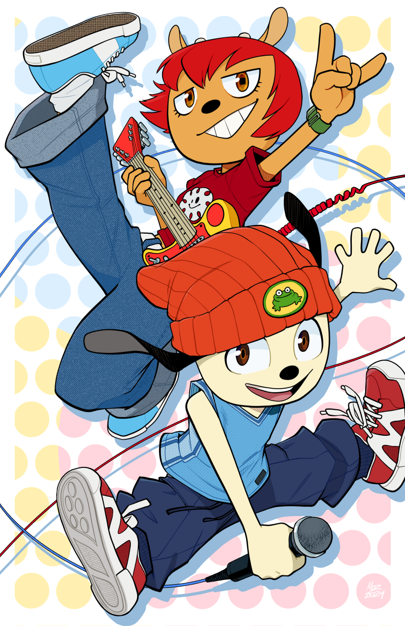 Moz Lunsford: Parappa who is a rapper and La