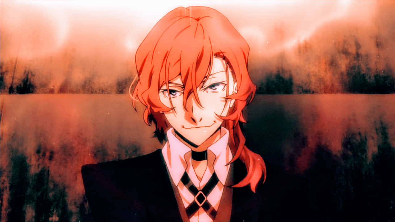 Download Chuya Nakahara from Bungou Stray Dogs: Dead Apple Wallpaper