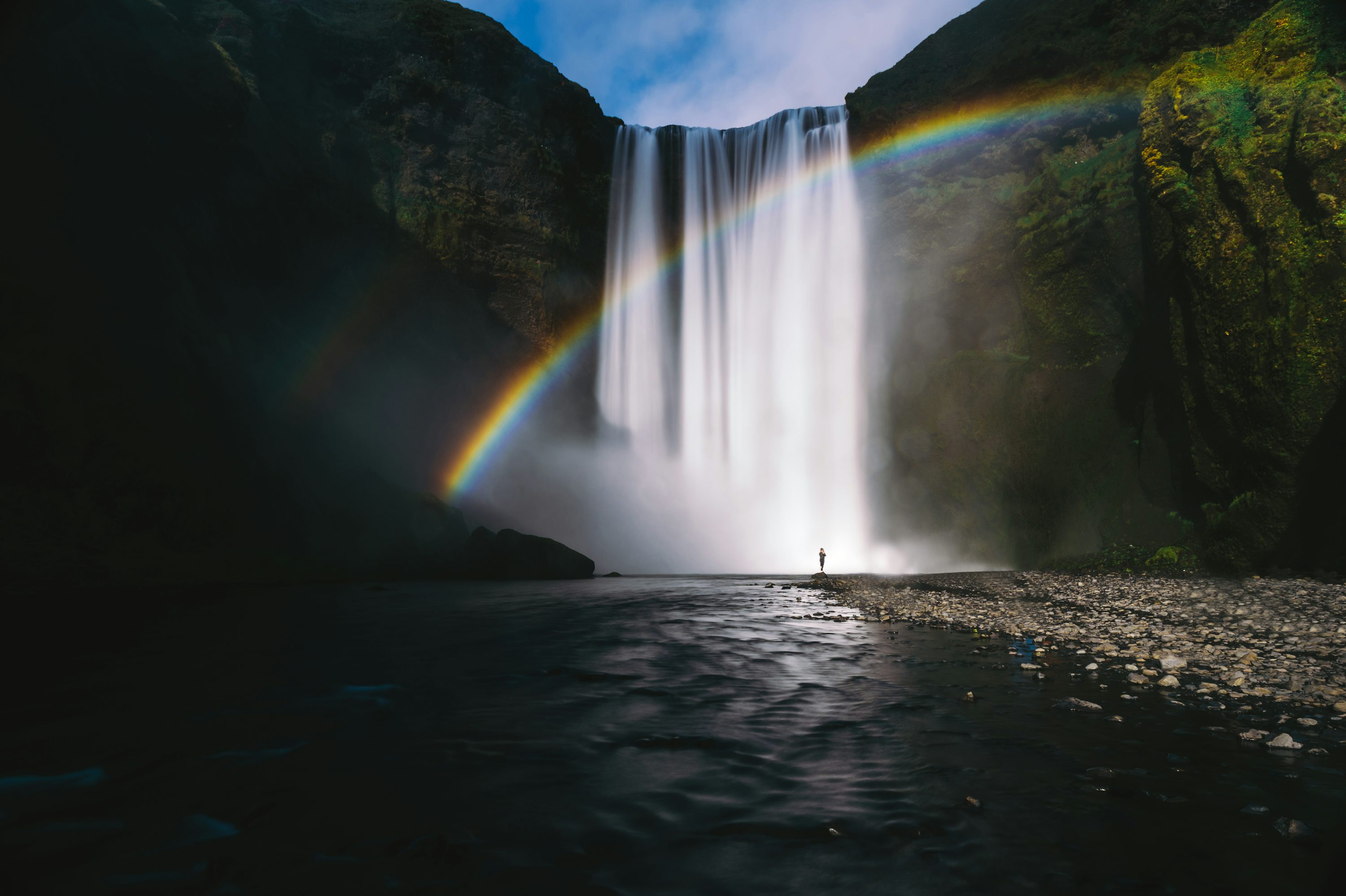 Skogafoss falls photo