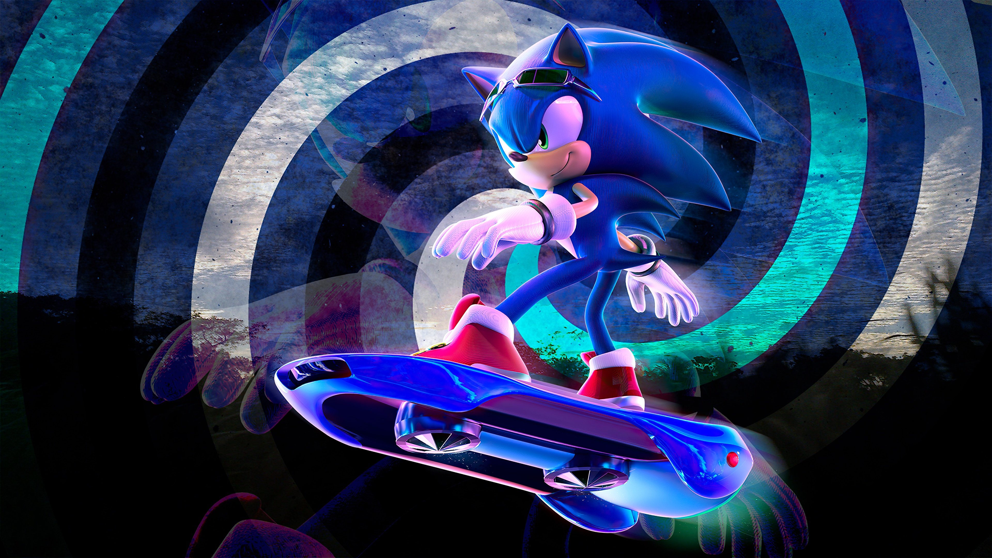 Sonic Frontiers Wallpaper 4k for Desktop