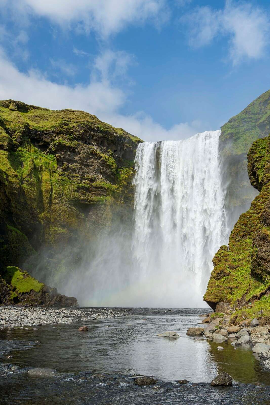 Wall Muralógafoss waterfall