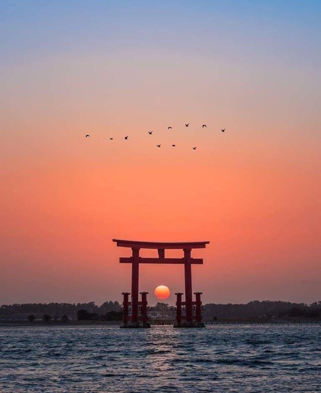 Sunset in Miyajima