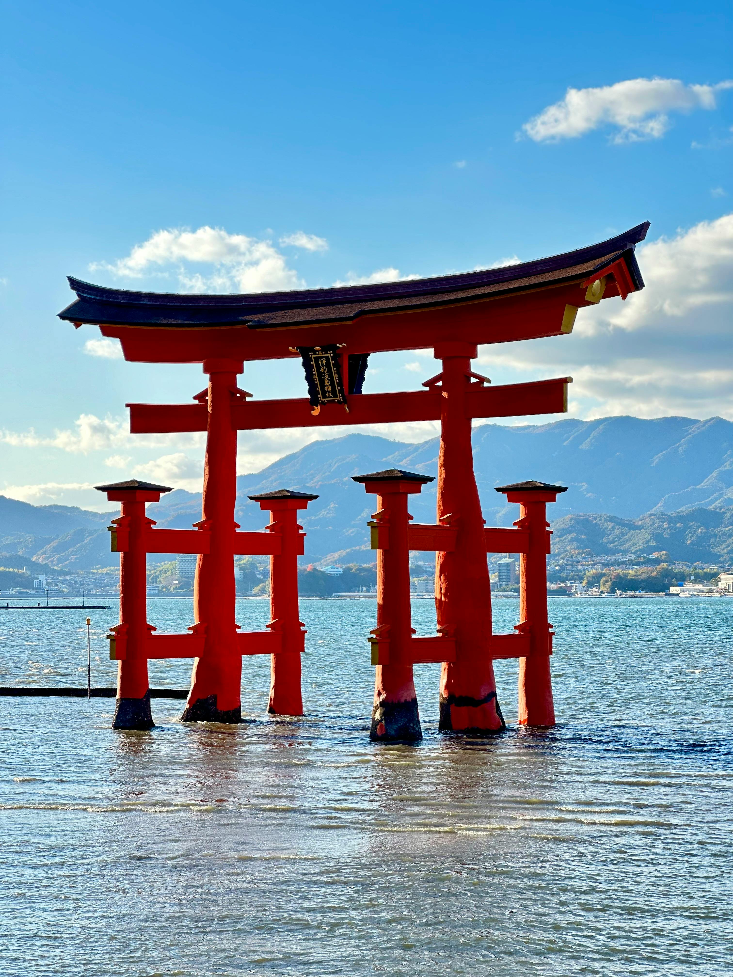 The Torii of Itsukushima Shrine in Hatsukaichi, Japan · Free