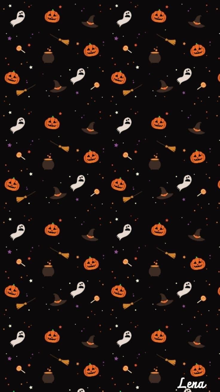 Colorful Halloween Wallpaper for iPhone