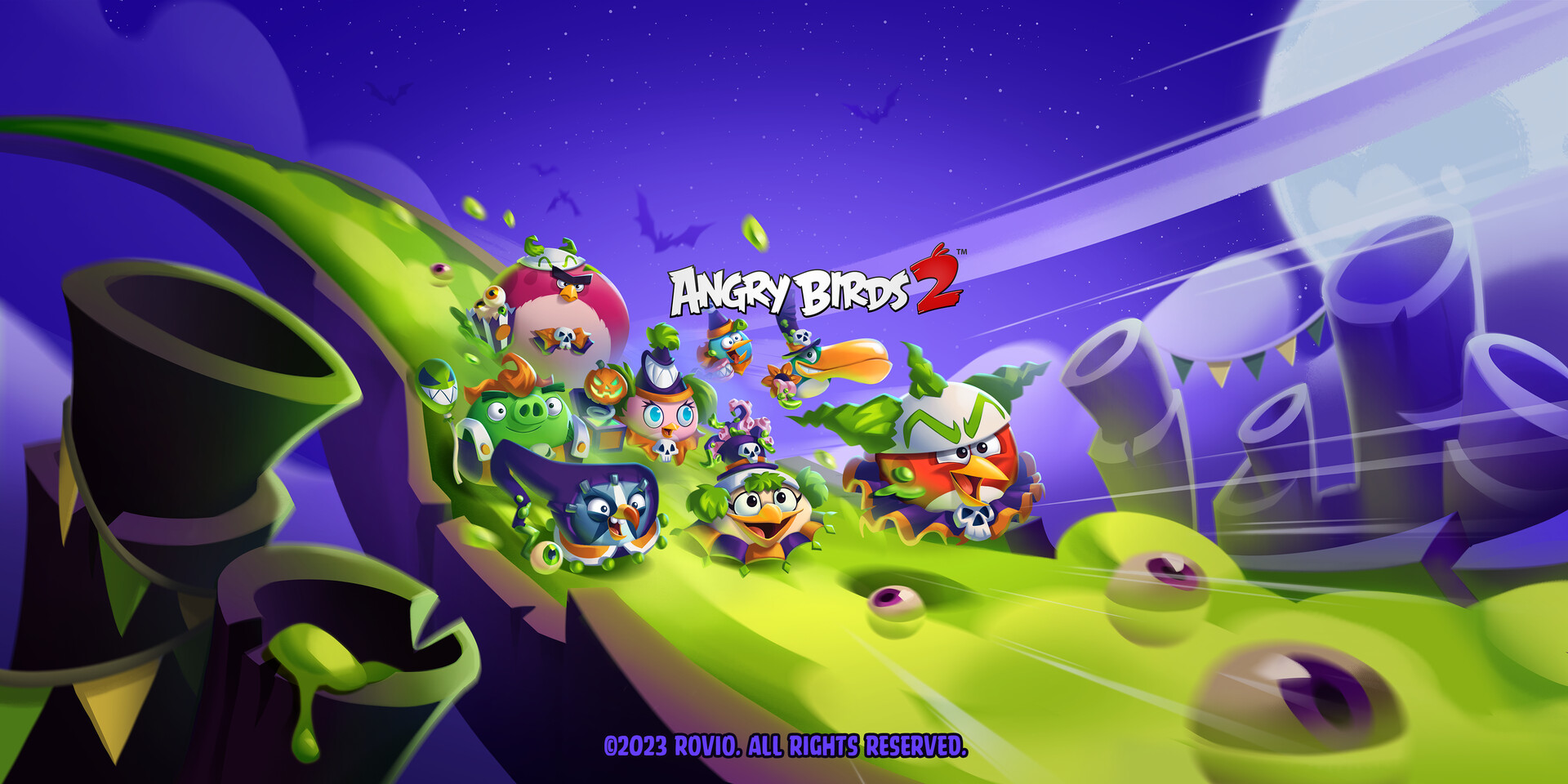 Angry Birds 2 Halloween Splash Art
