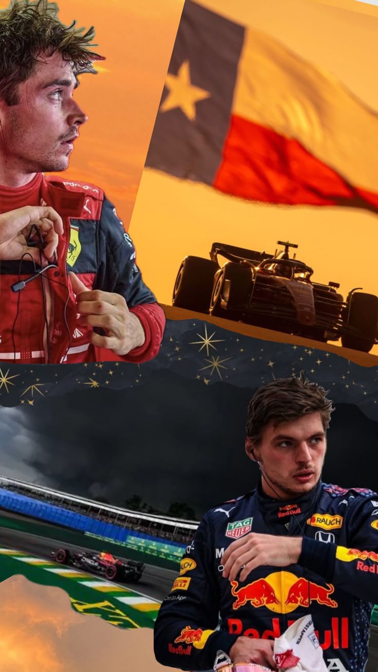 Formula one Charles Leclerc, Max Verstappen wallpaper #formulaonedrivers #formula1 #maxver in 2025