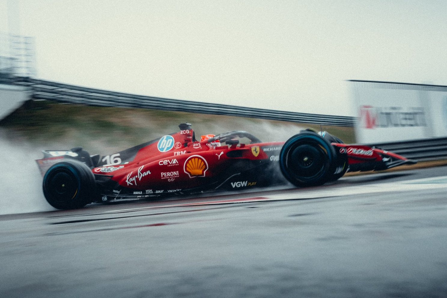 Leclerc hails 'special moment' for Hamilton and Ferrari