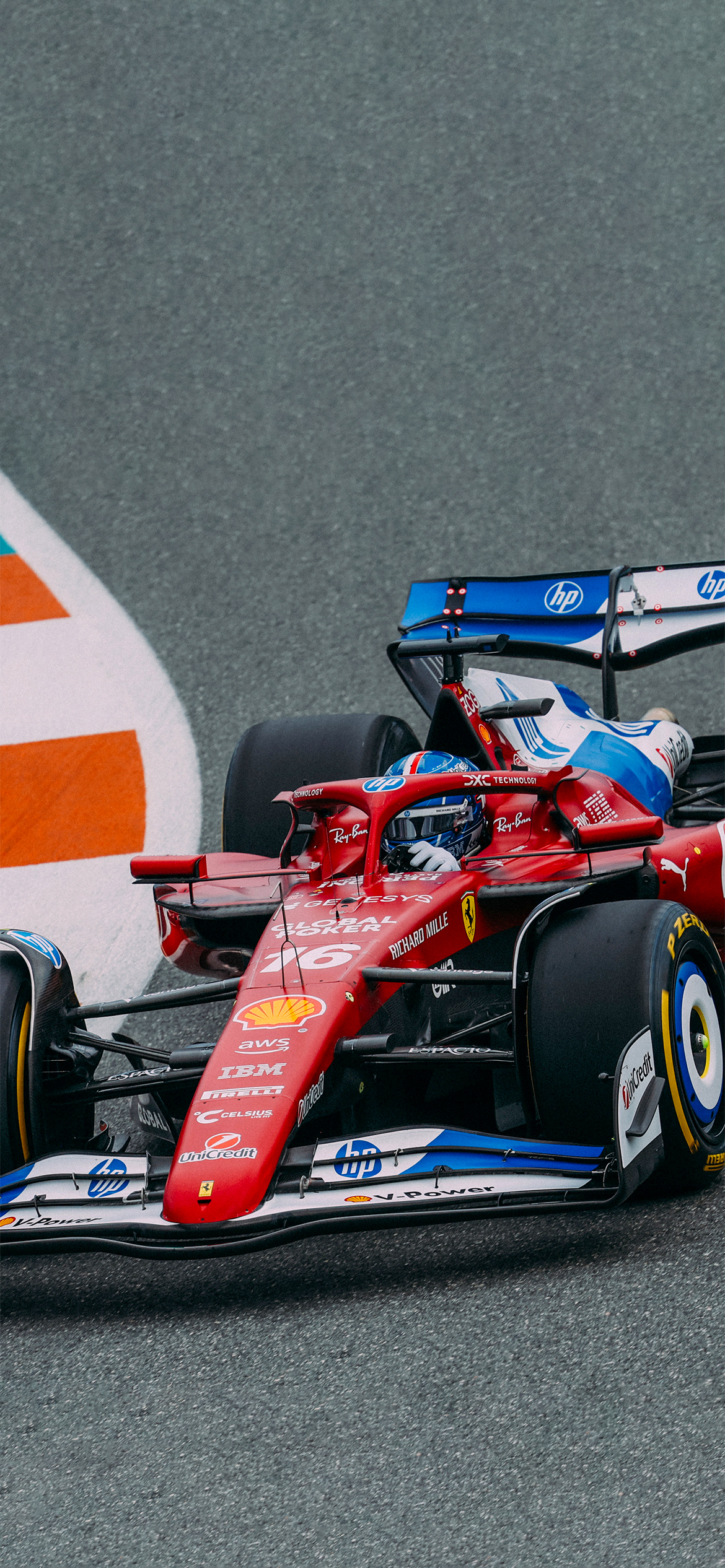 F1 Wallpaper Leclerc. F1 Wallpaper #Scuderiaferrari #MiamiGP