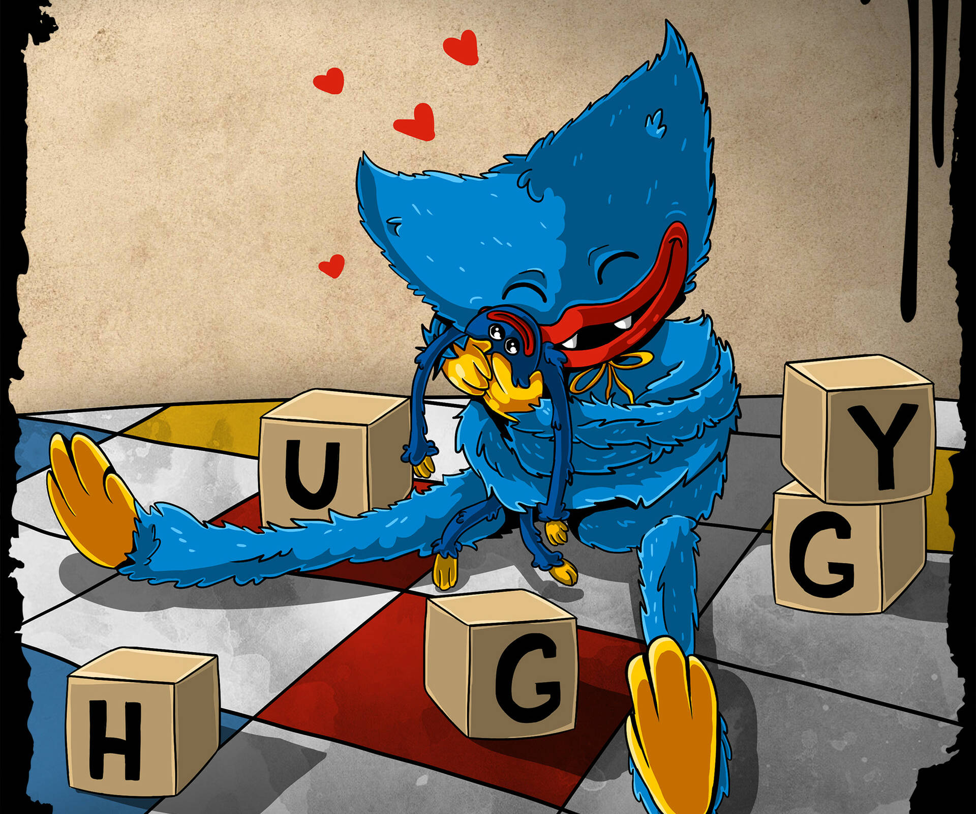 Huggy Wuggy Wallpaper