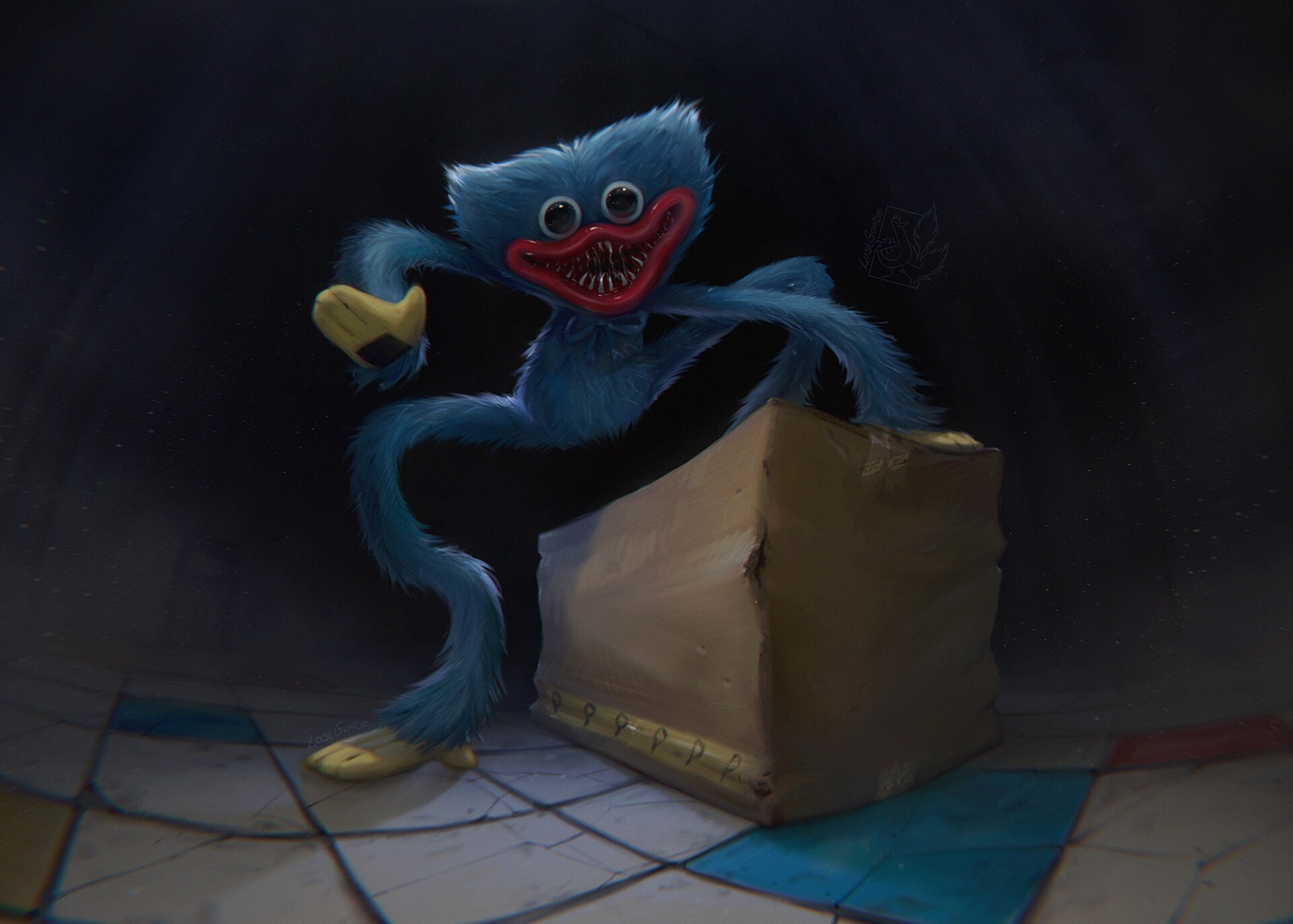 Huggy Wuggy HD Wallpaper