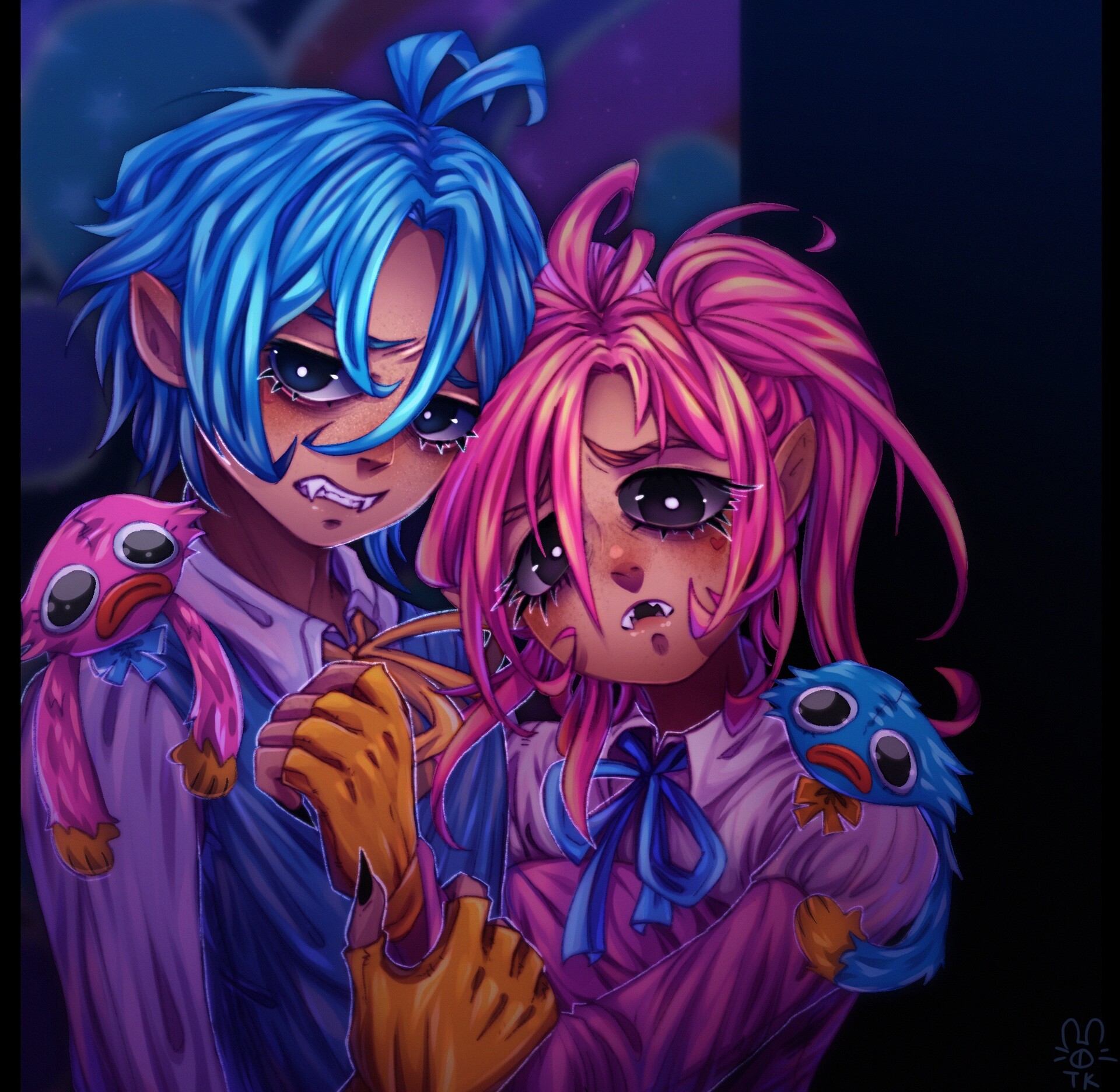 Huggy Wuggy and Kissy Missy