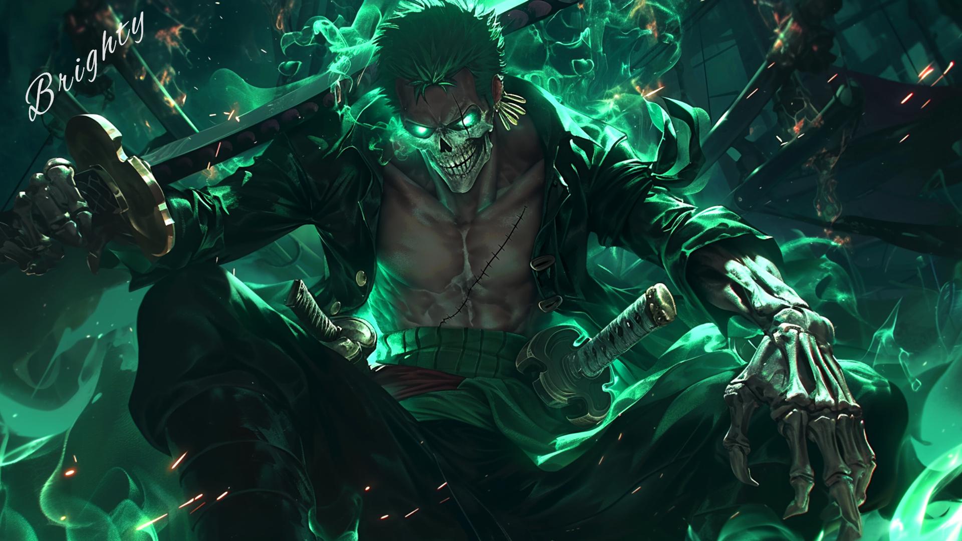 Zoro Onepiece [1920x1080] can anyone improve its quality?