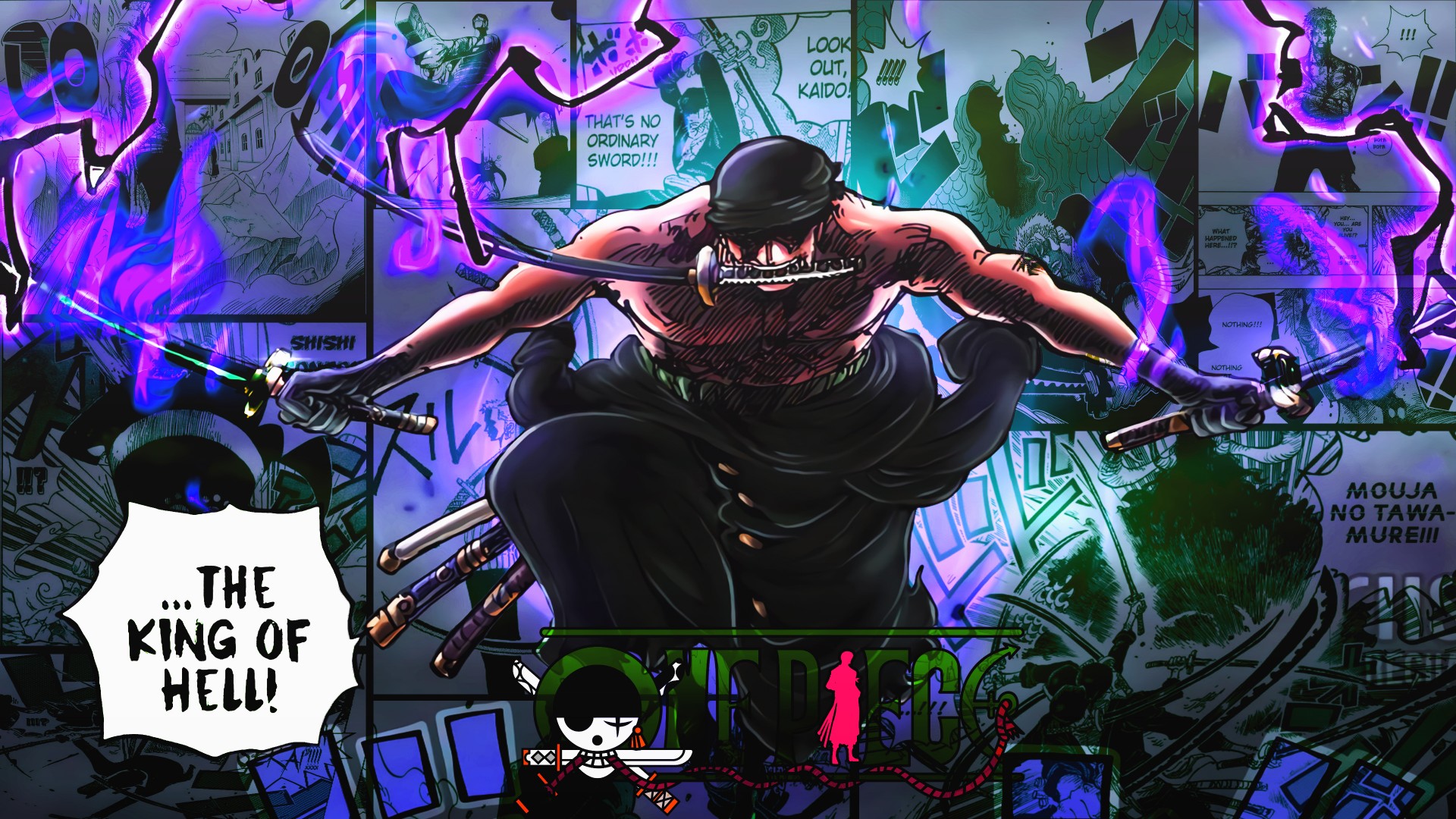 Roronoa Zoro 4K HD One Piece Wallpaper