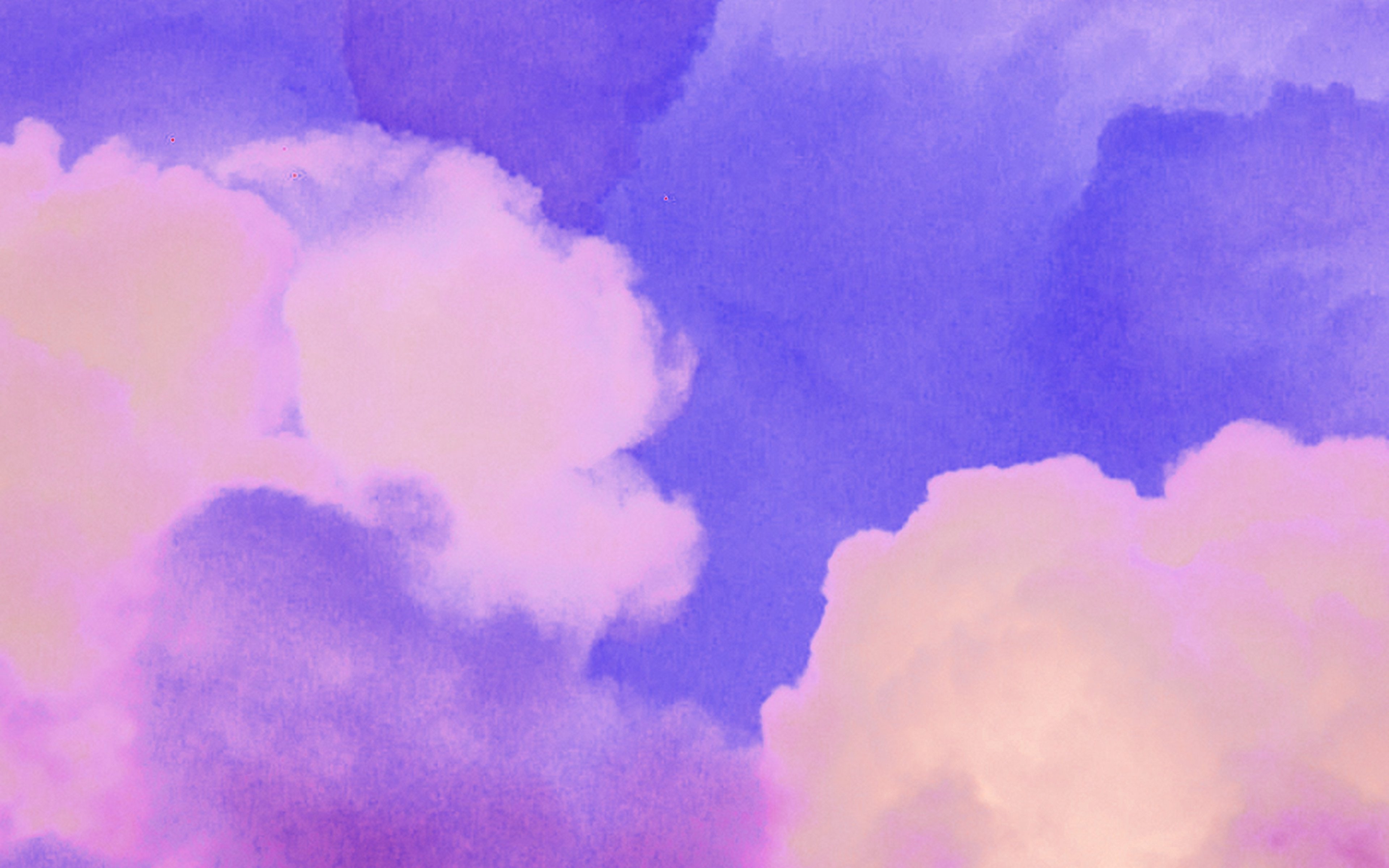 Purple clouds Aesthetic Wallpaper 4k for Desktop