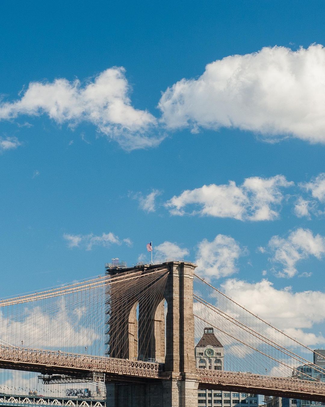 Brooklyn Bridge. Accidentally Wes Anderson