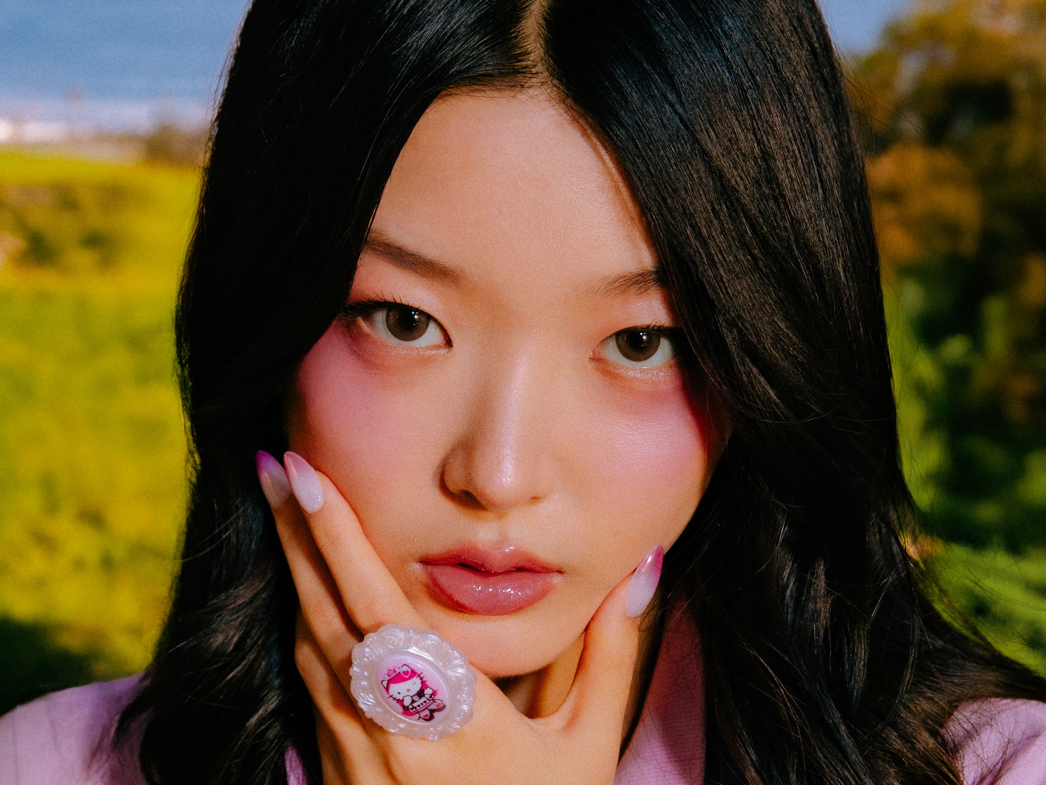 KATSEYE's Yoonchae Jeung Breaks Down Her Viral Blush Technique