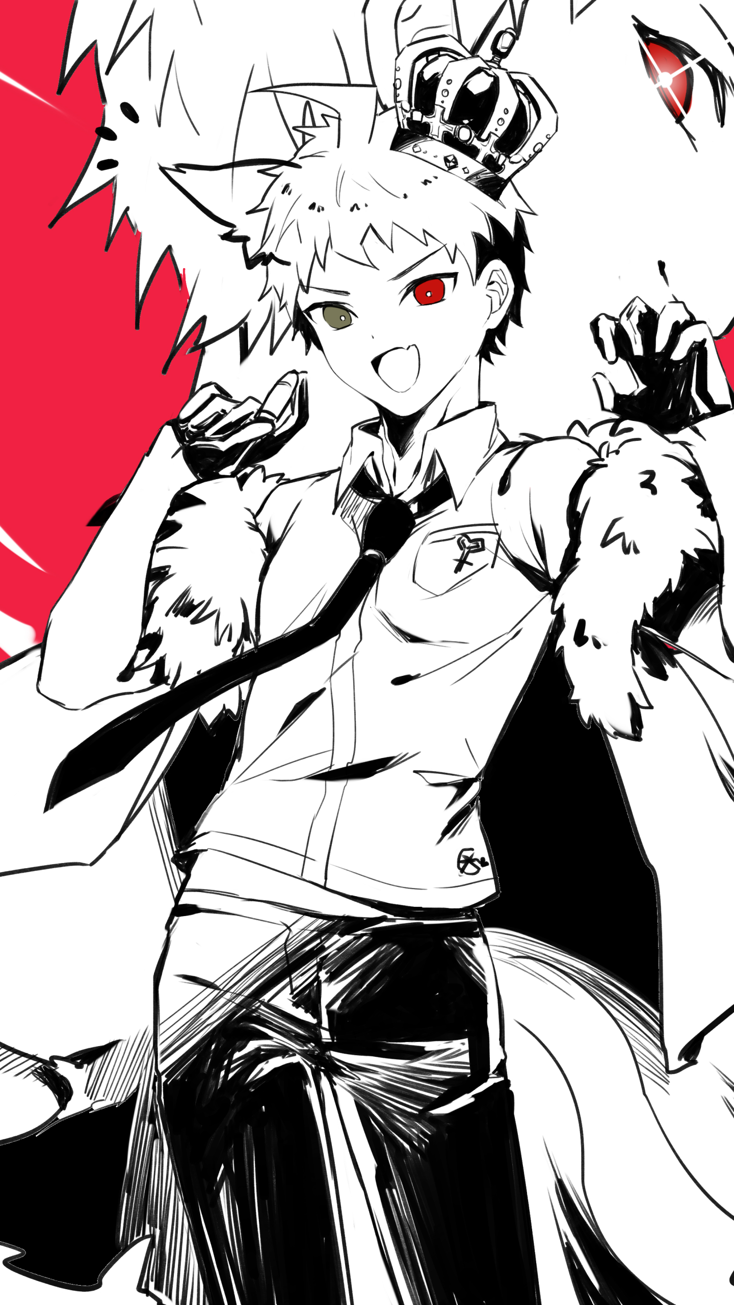 Phone wallpaper: Video Game, Danganronpa 2: Goodbye Despair, Hajime Hinata, Danganronpa 1185083