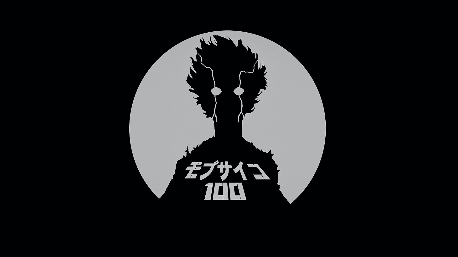 Mob Psycho Grey Wallpaper