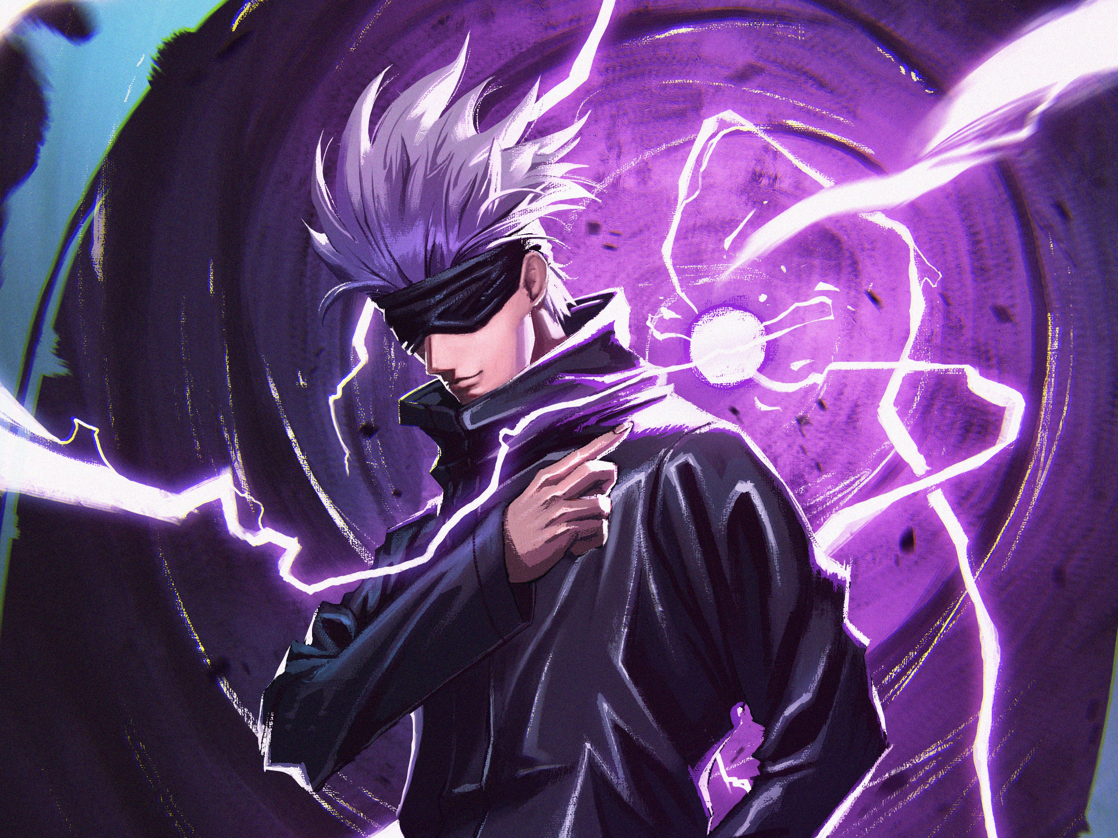 Satoru Gojo. Jujutsu Kaisen HD Anime Wallpaper Power Surge