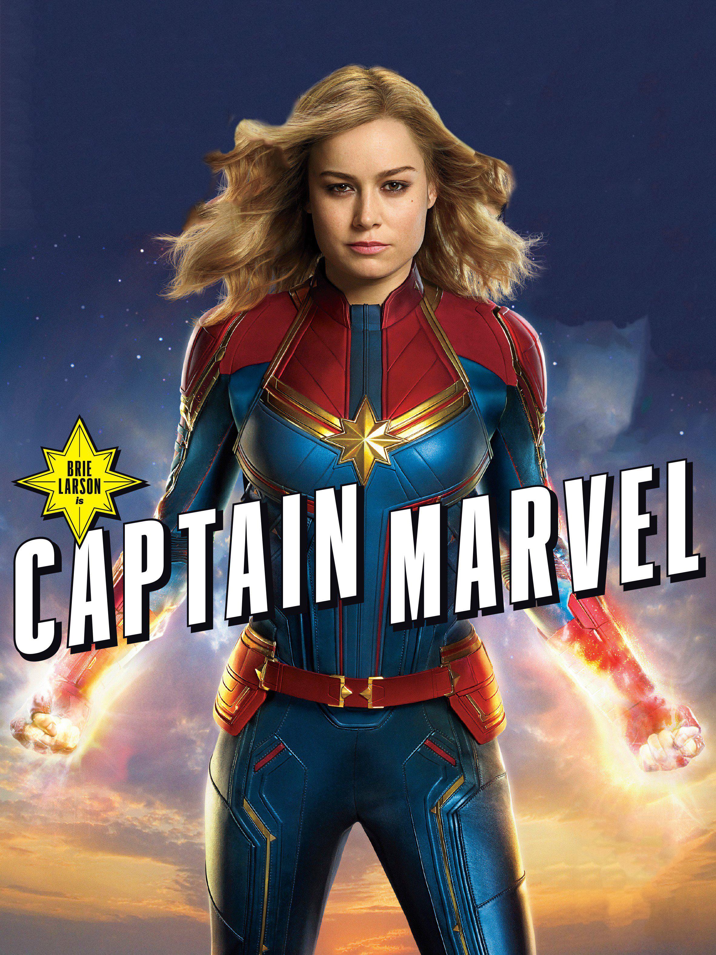 Made this (mostly) textless wallpaper from the new Captain Marvel cover!